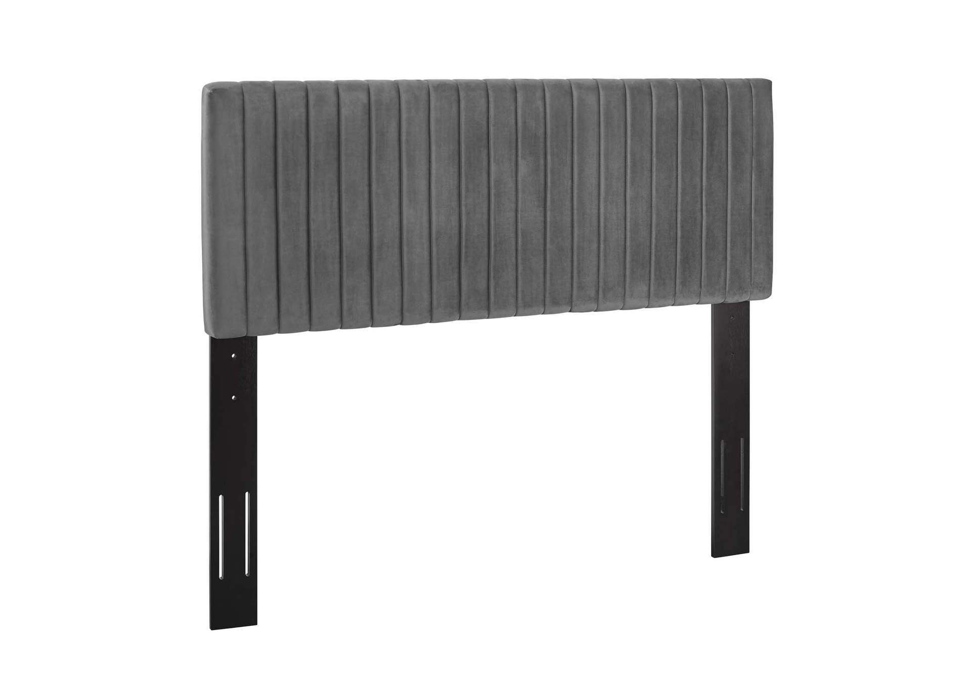 Keira Gray King/California King Performance Velvet Headboard,Modway