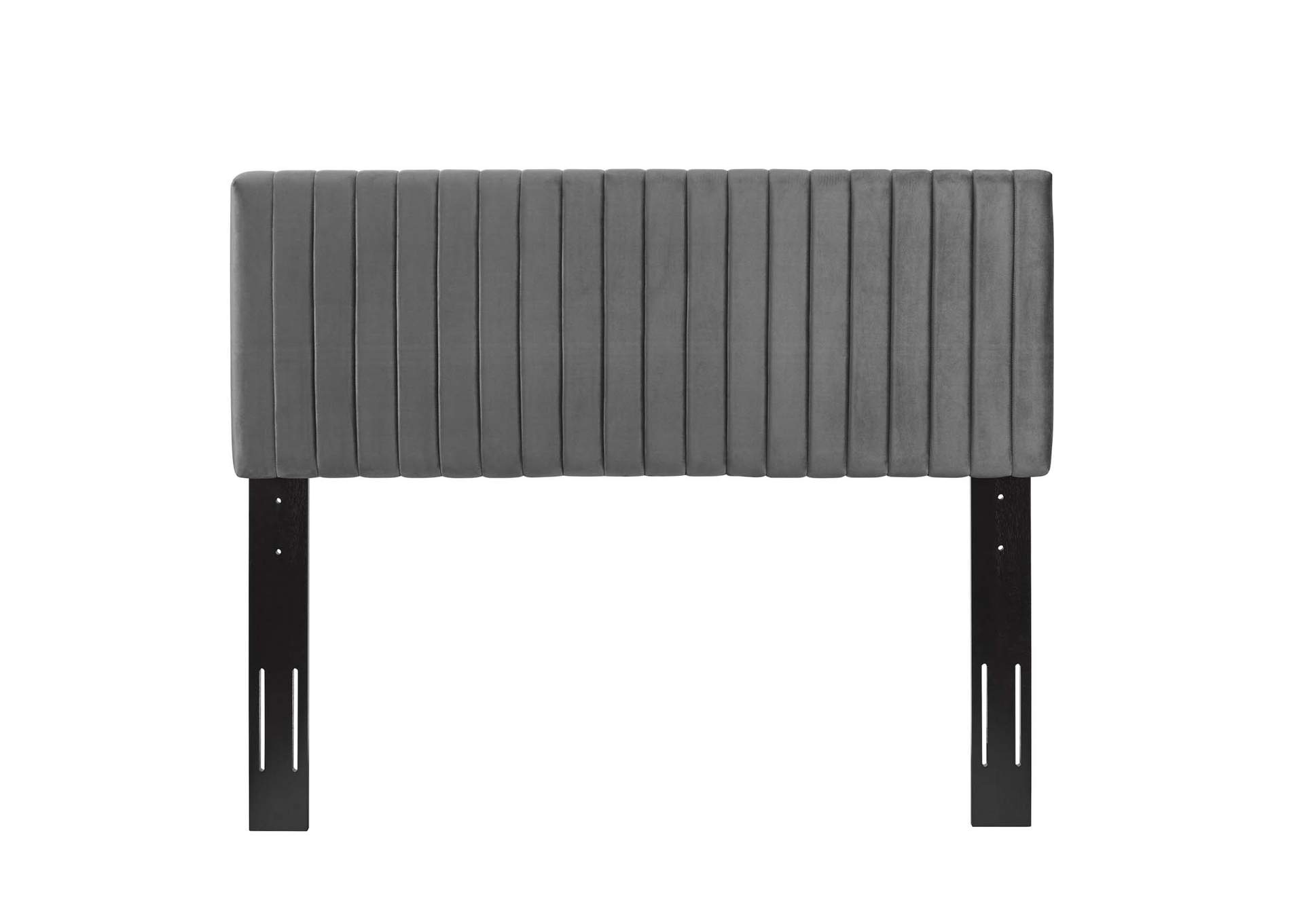 Keira Gray King/California King Performance Velvet Headboard,Modway