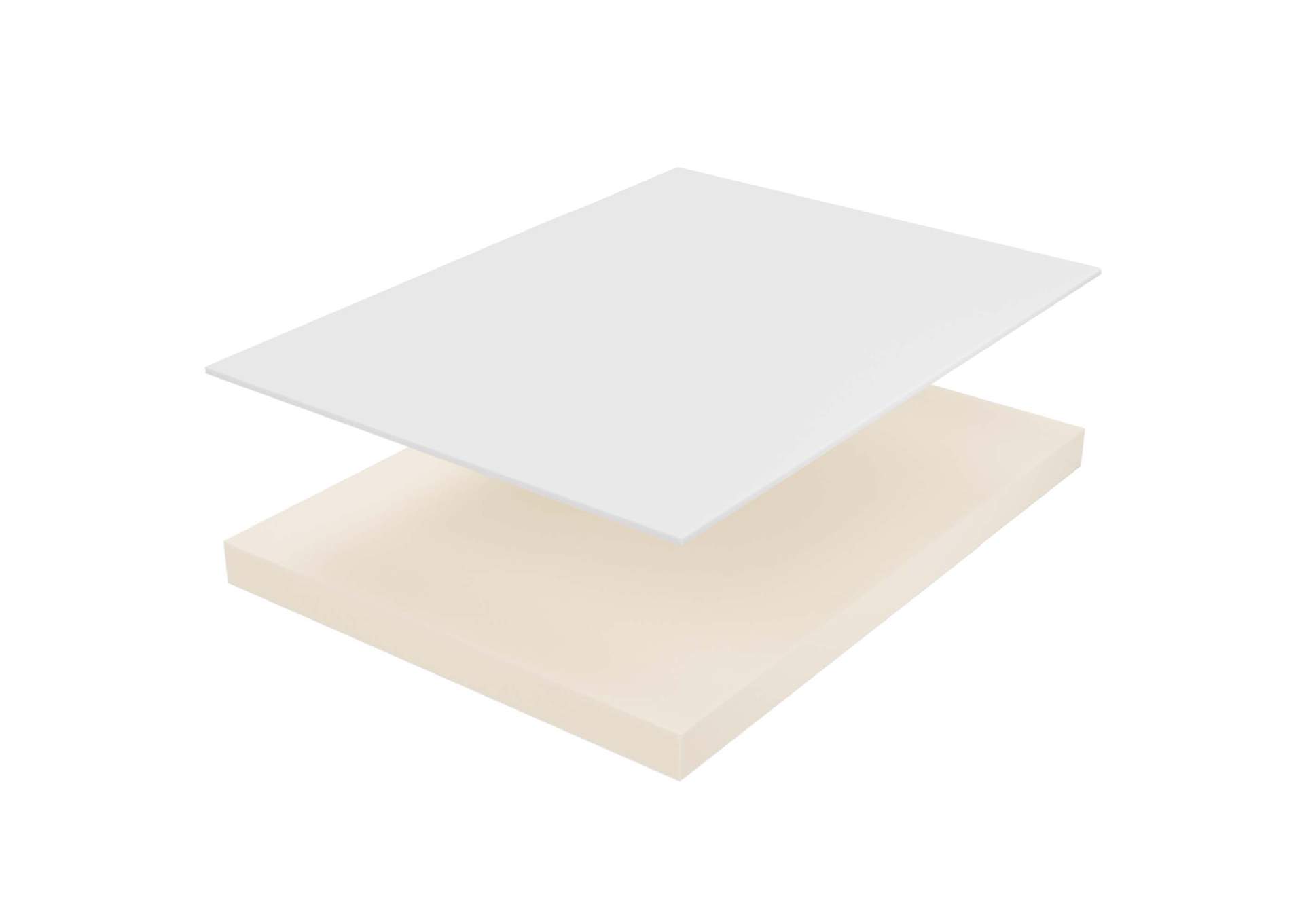 Emma 6" Twin Mattress Foam [Set of 2],Modway