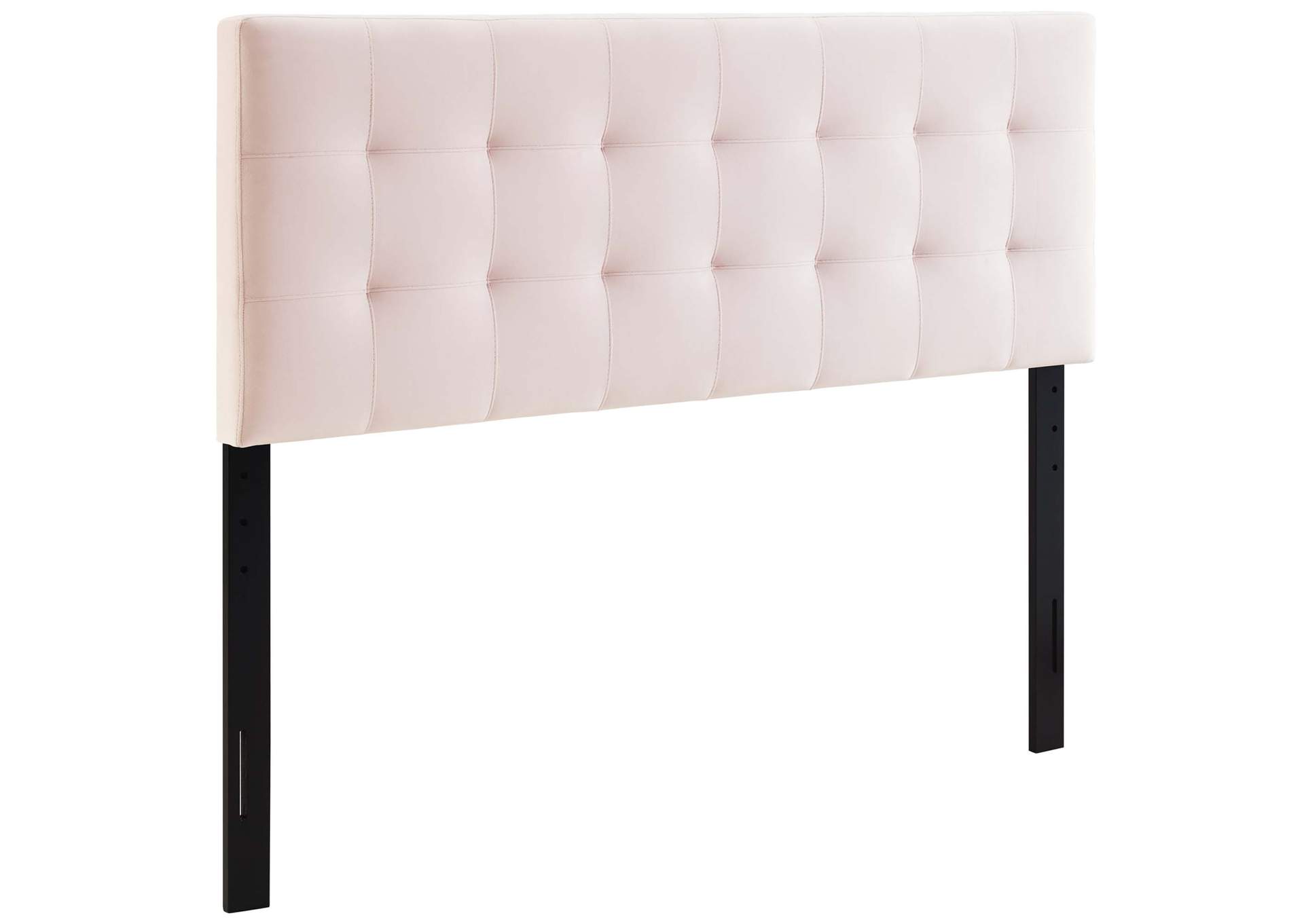 Lily Pink Biscuit Tufted Full Performance Velvet Headboard,Modway