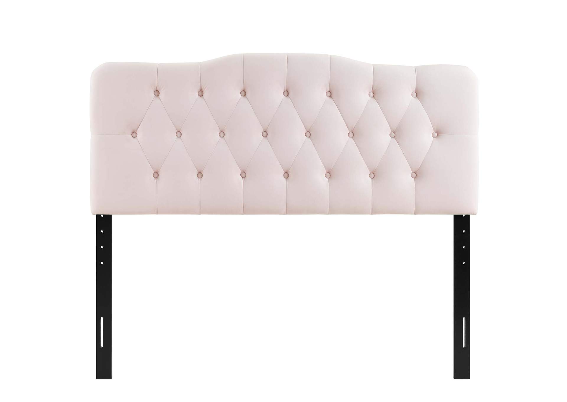 Annabel Pink Full Diamond Tufted Performance Velvet Headboard,Modway