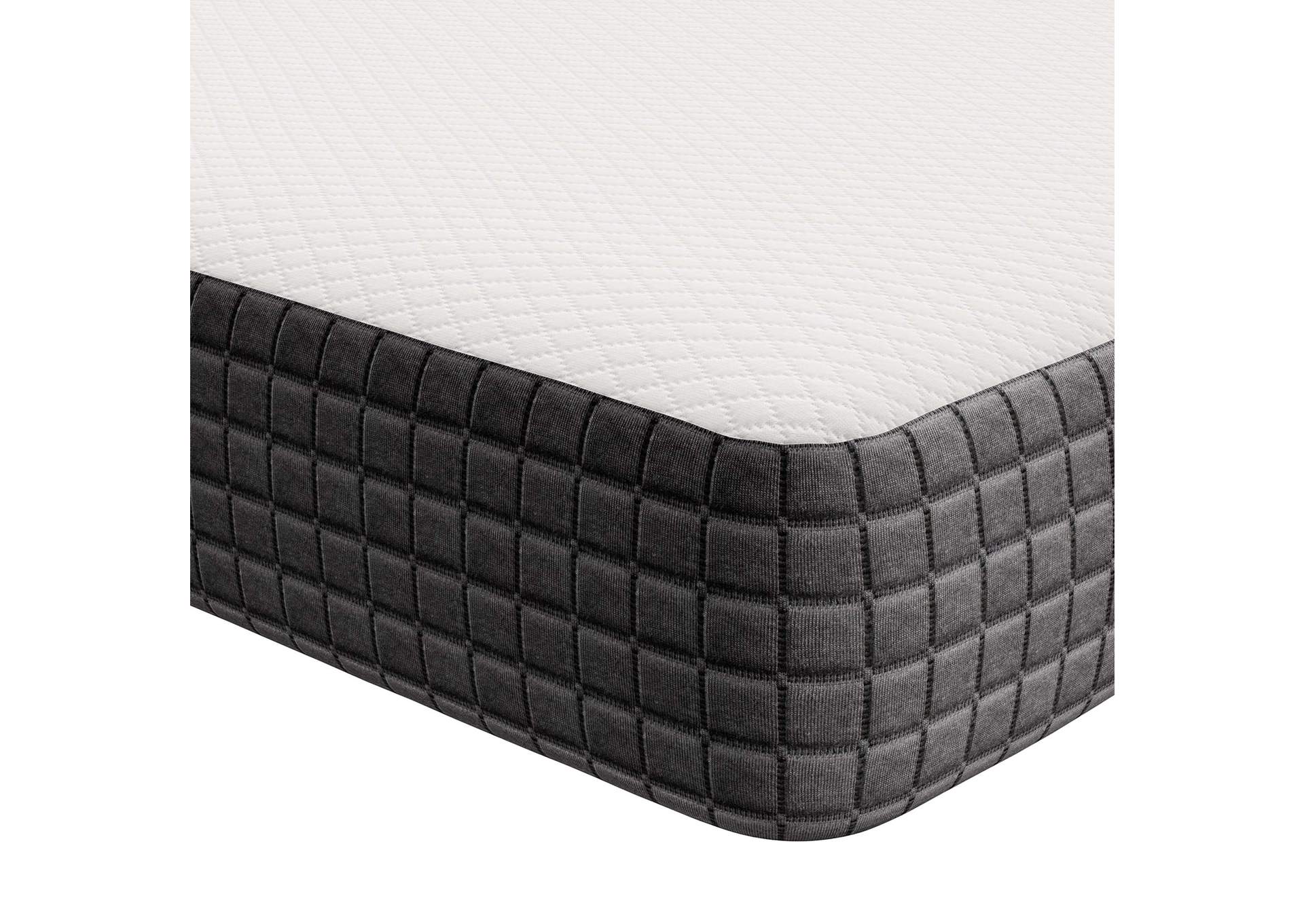 White Aveline 6" Narrow Twin Mattress,Modway