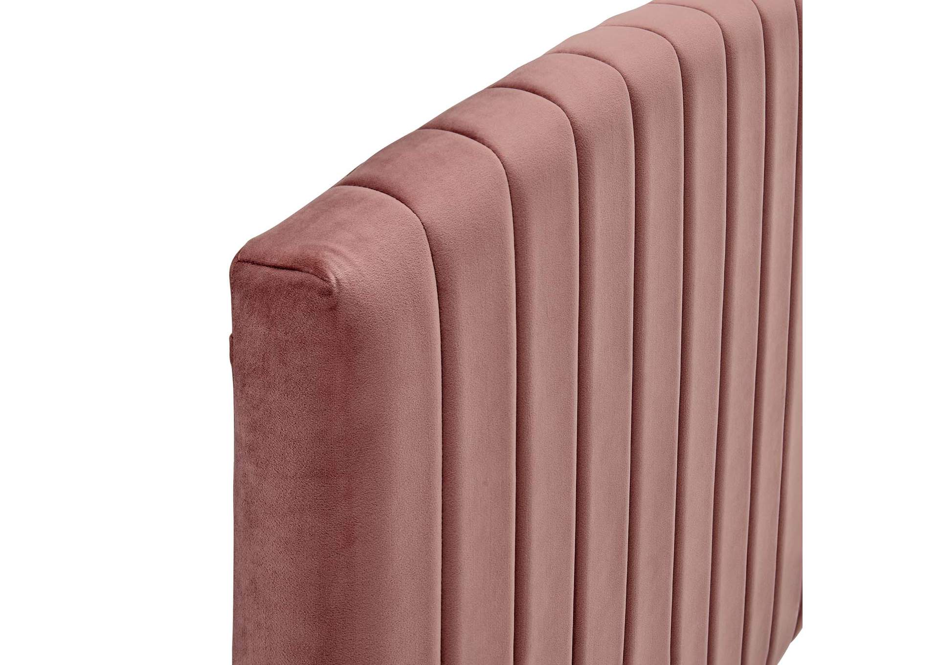 Rebecca Dusty Rose Performance Velvet Twin Headboard,Modway