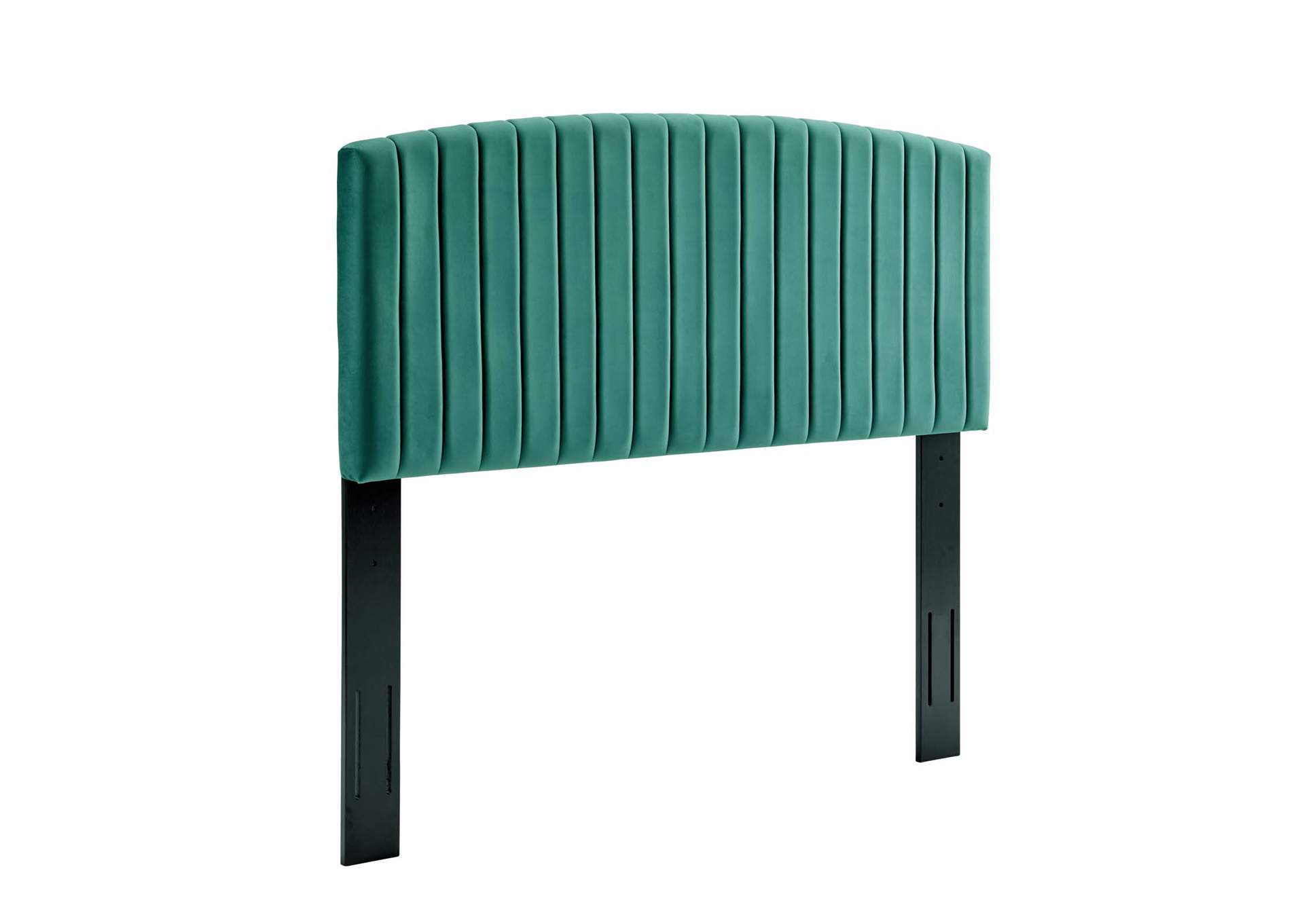 Rebecca Teal Performance Velvet Twin Headboard,Modway