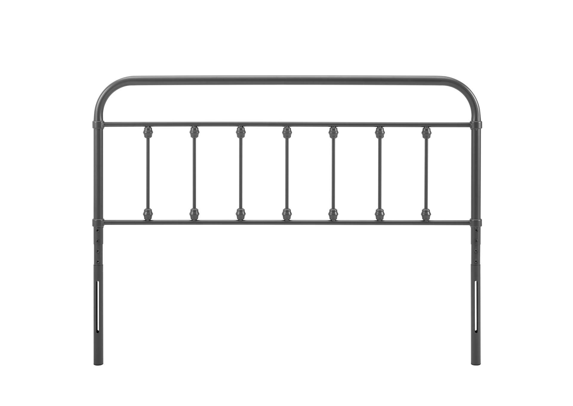 Sage Gray King Metal Headboard,Modway