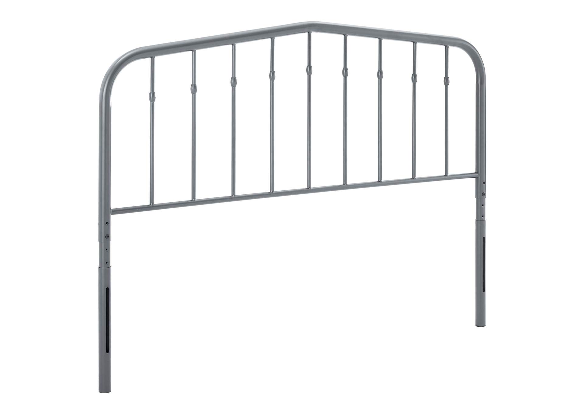 Lennon Gray Full Metal Headboard,Modway