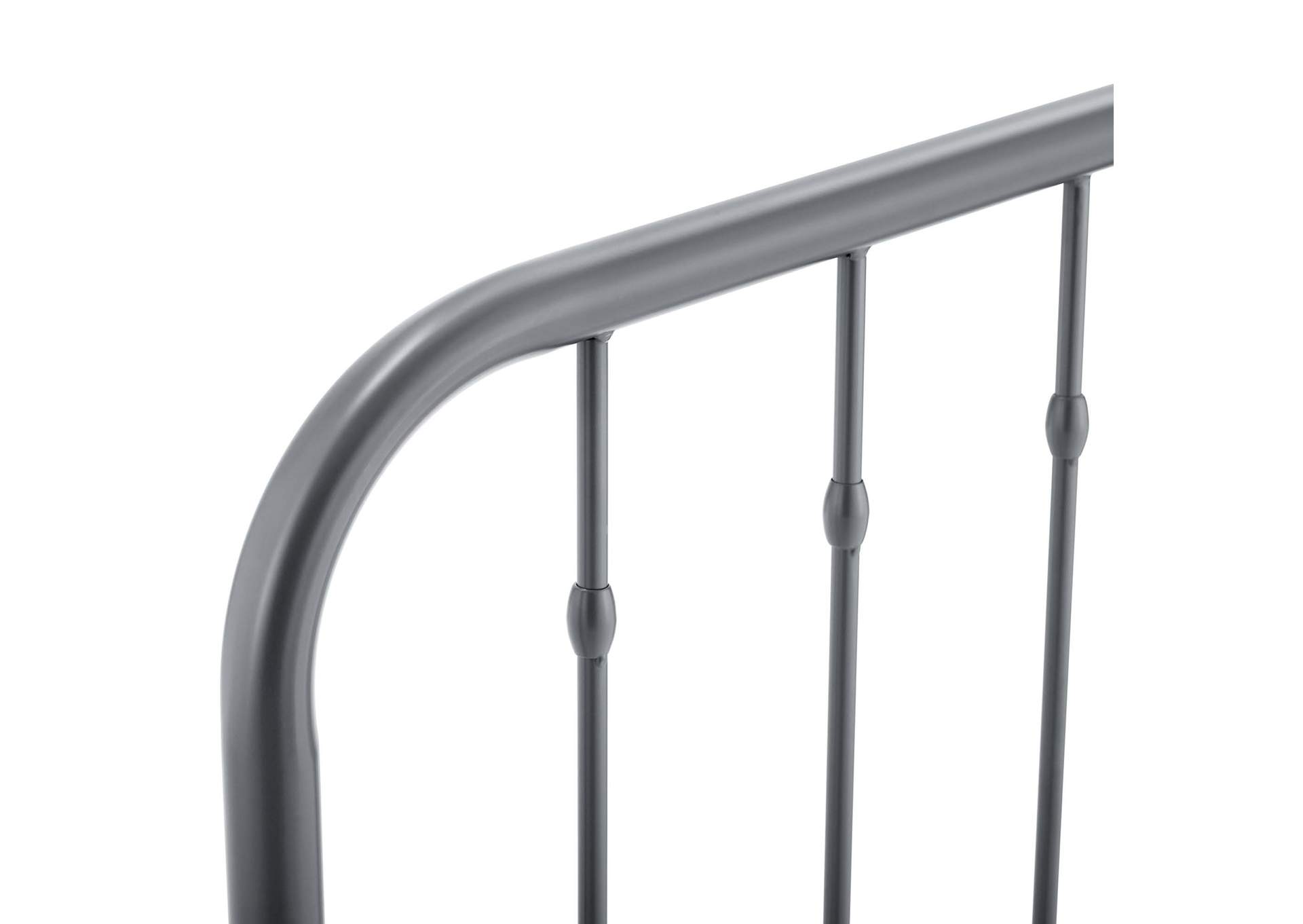 Lennon Gray Full Metal Headboard,Modway