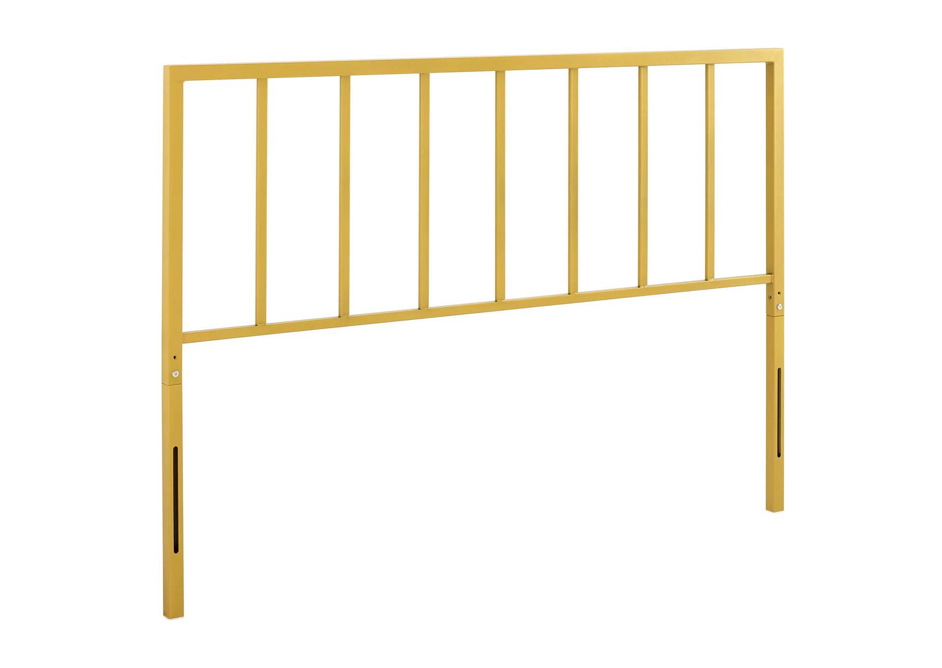 Tatum Gold Twin Metal Headboard,Modway