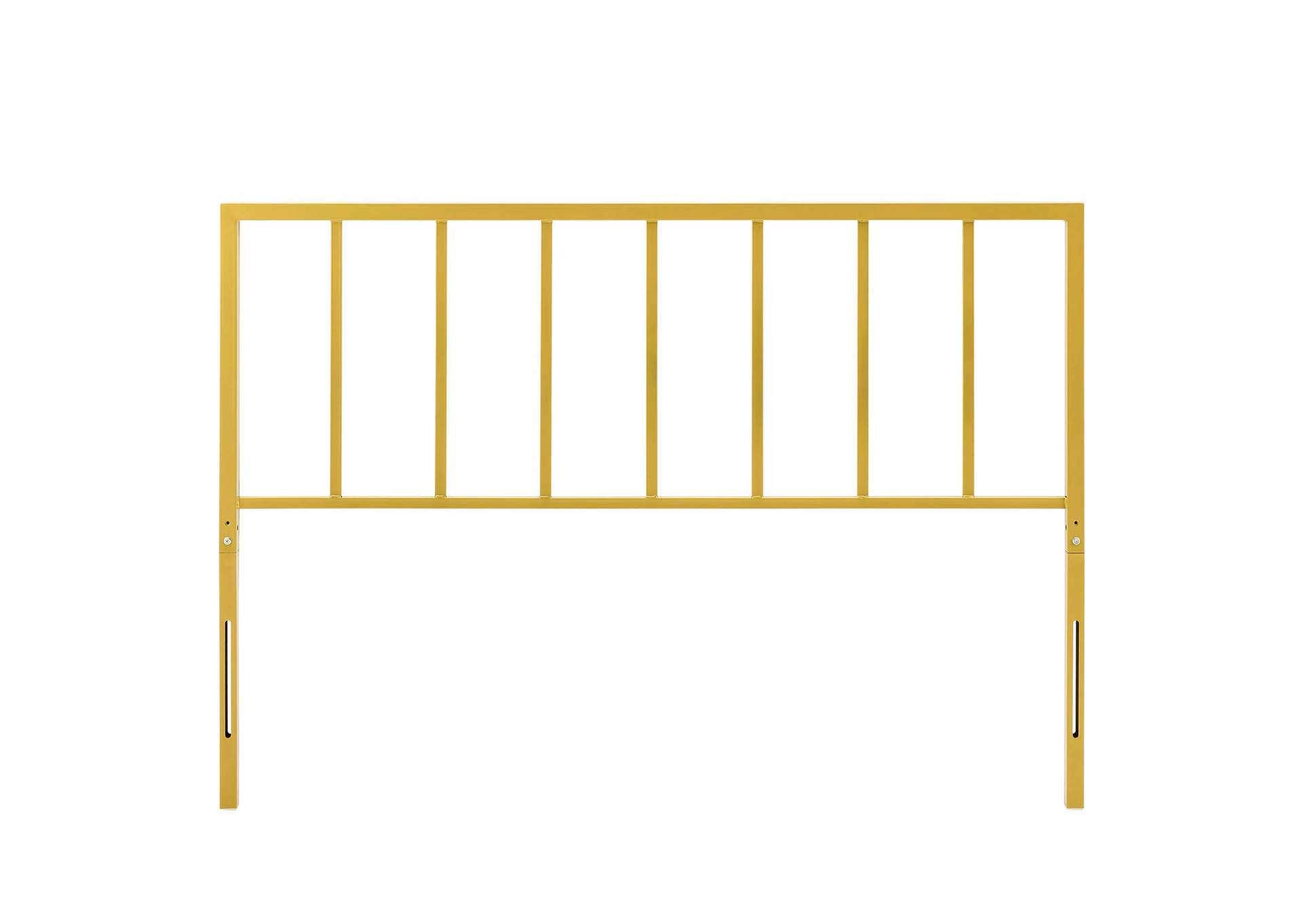 Tatum Gold Twin Metal Headboard,Modway