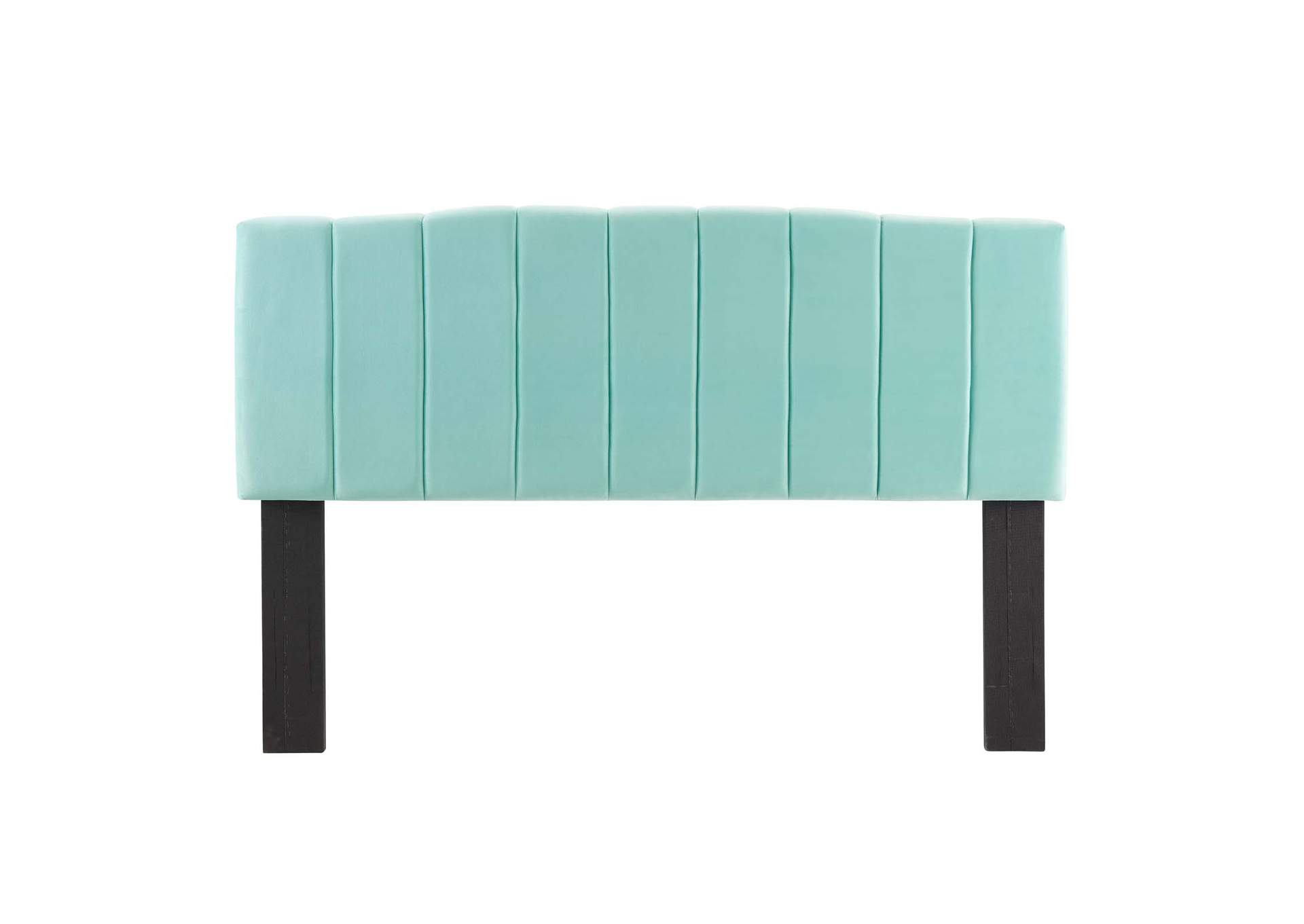 Camilla Mint Channel Tufted Full/Queen Performance Velvet Headboard,Modway