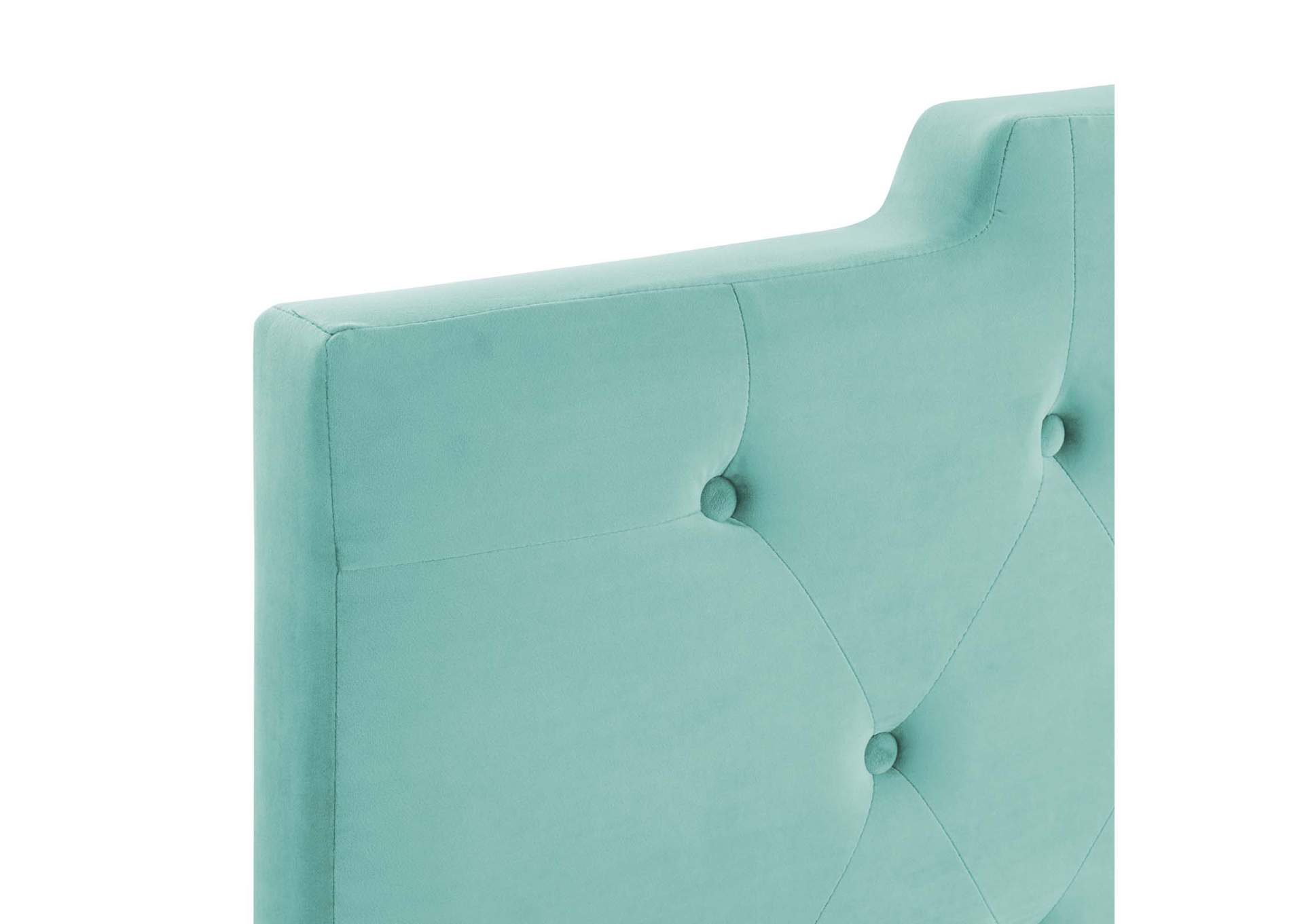 Juliet Mint Tufted Full/Queen Performance Velvet Headboard,Modway