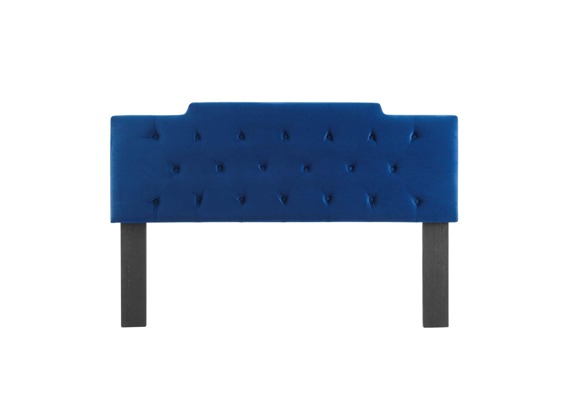 Juliet Navy Tufted Full/Queen Performance Velvet Headboard,Modway