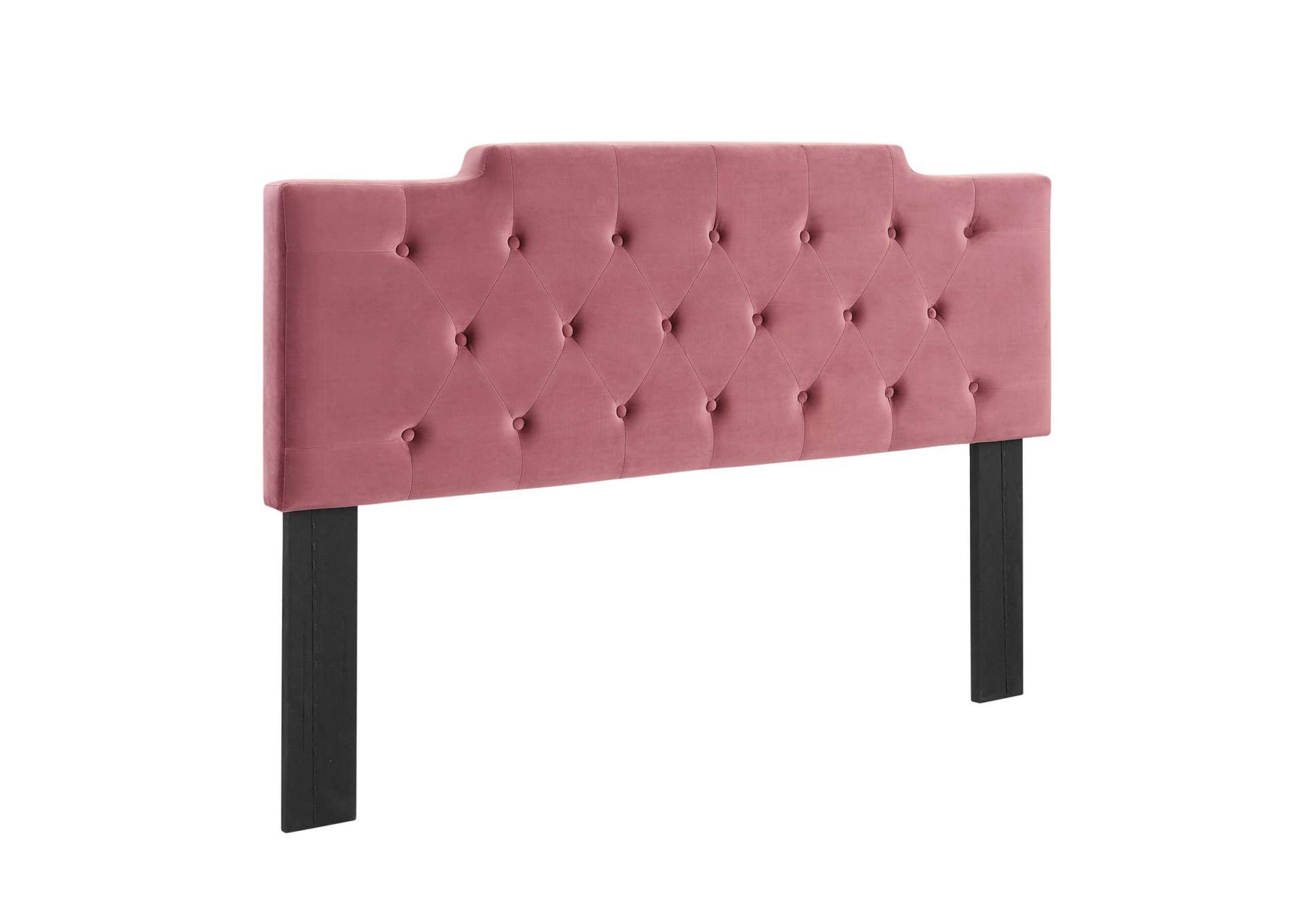 Juliet Dusty Rose Tufted King/California King Performance Velvet Headboard,Modway
