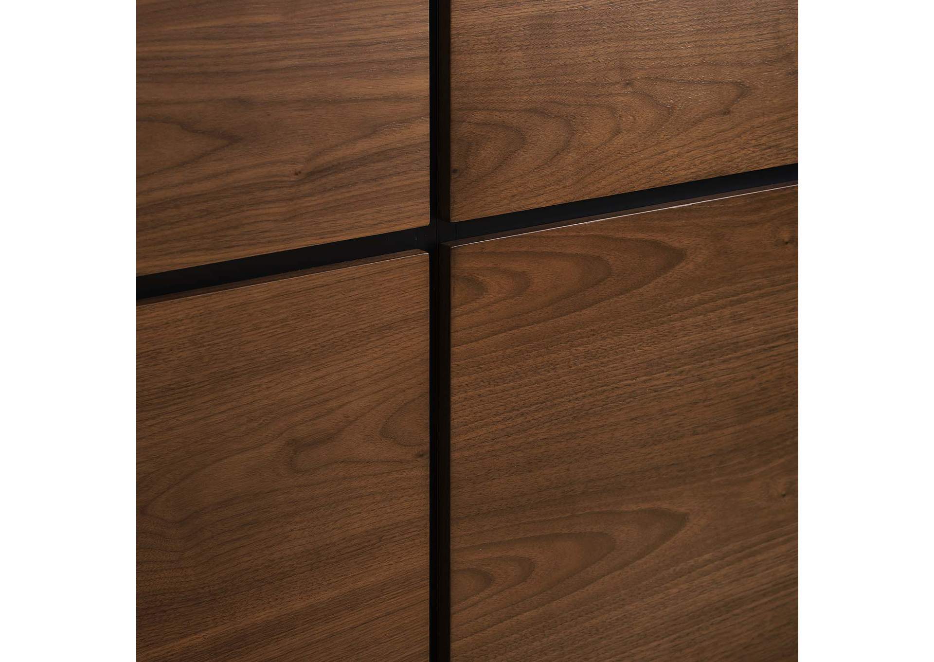 Walnut Caima Queen Platform Bed,Modway