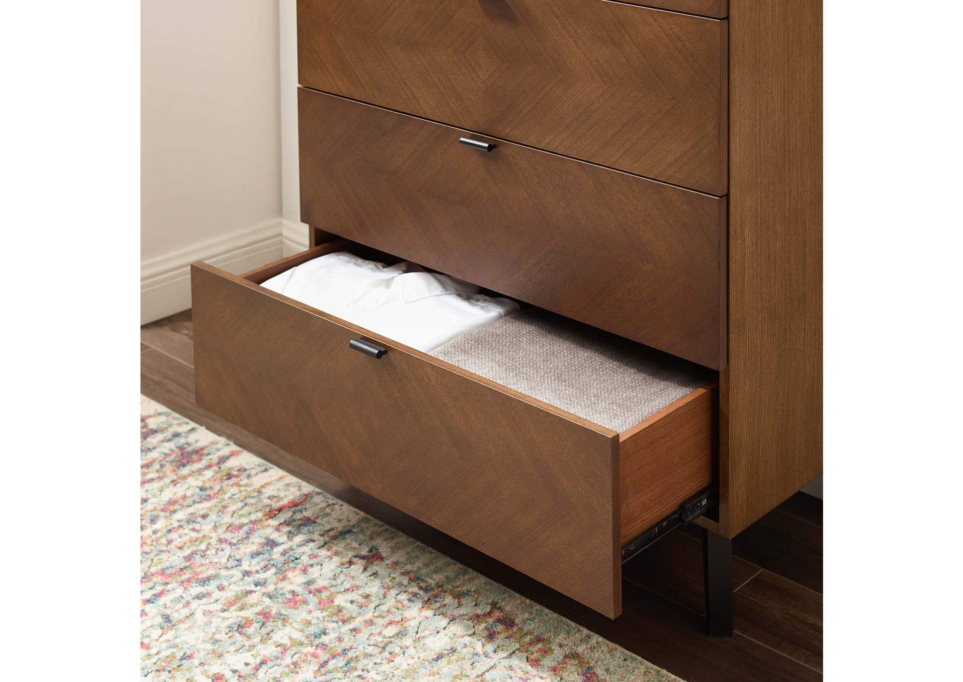Walnut Kali Wood Chest,Modway