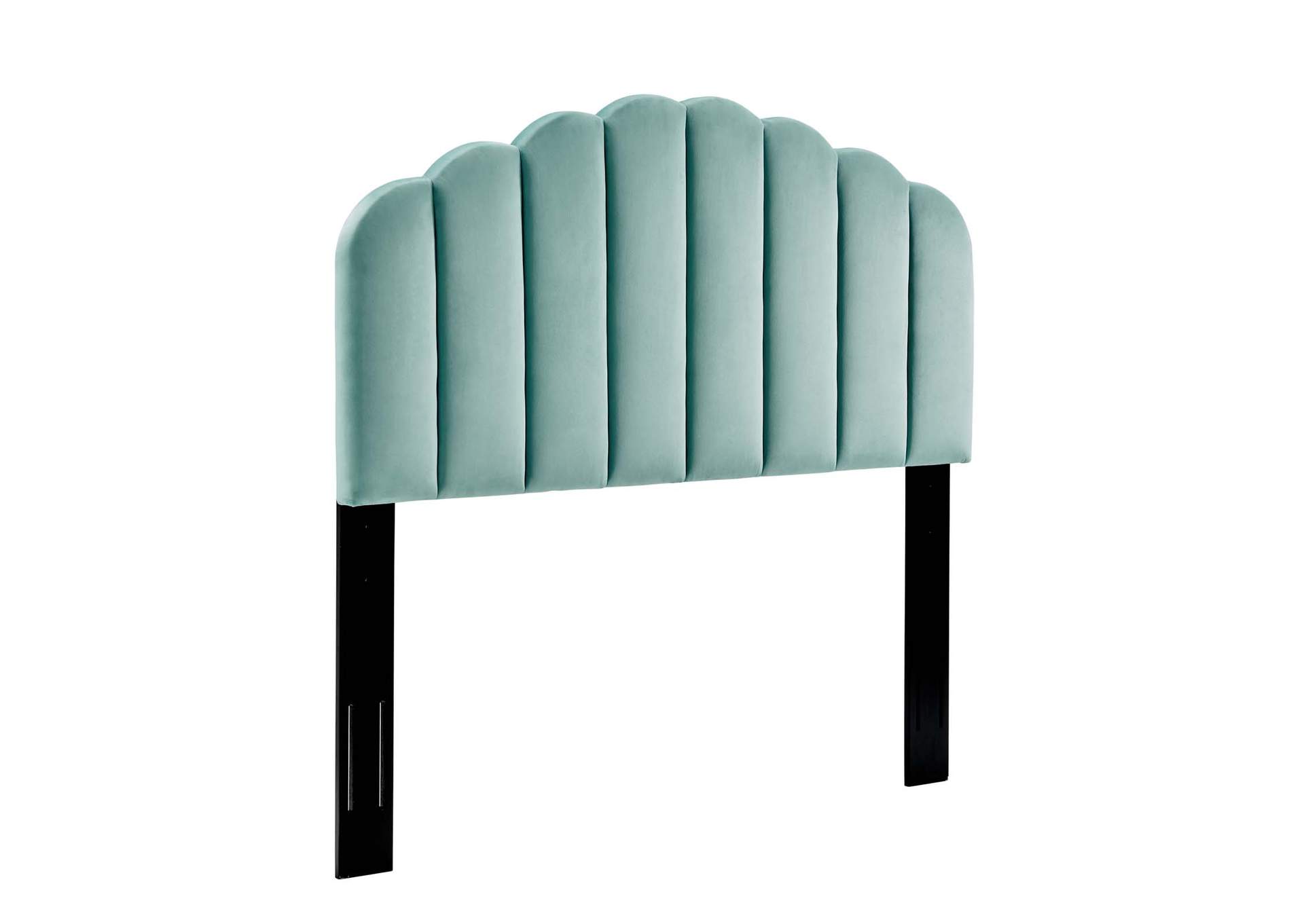 Veronique Mint Twin Performance Velvet Headboard,Modway