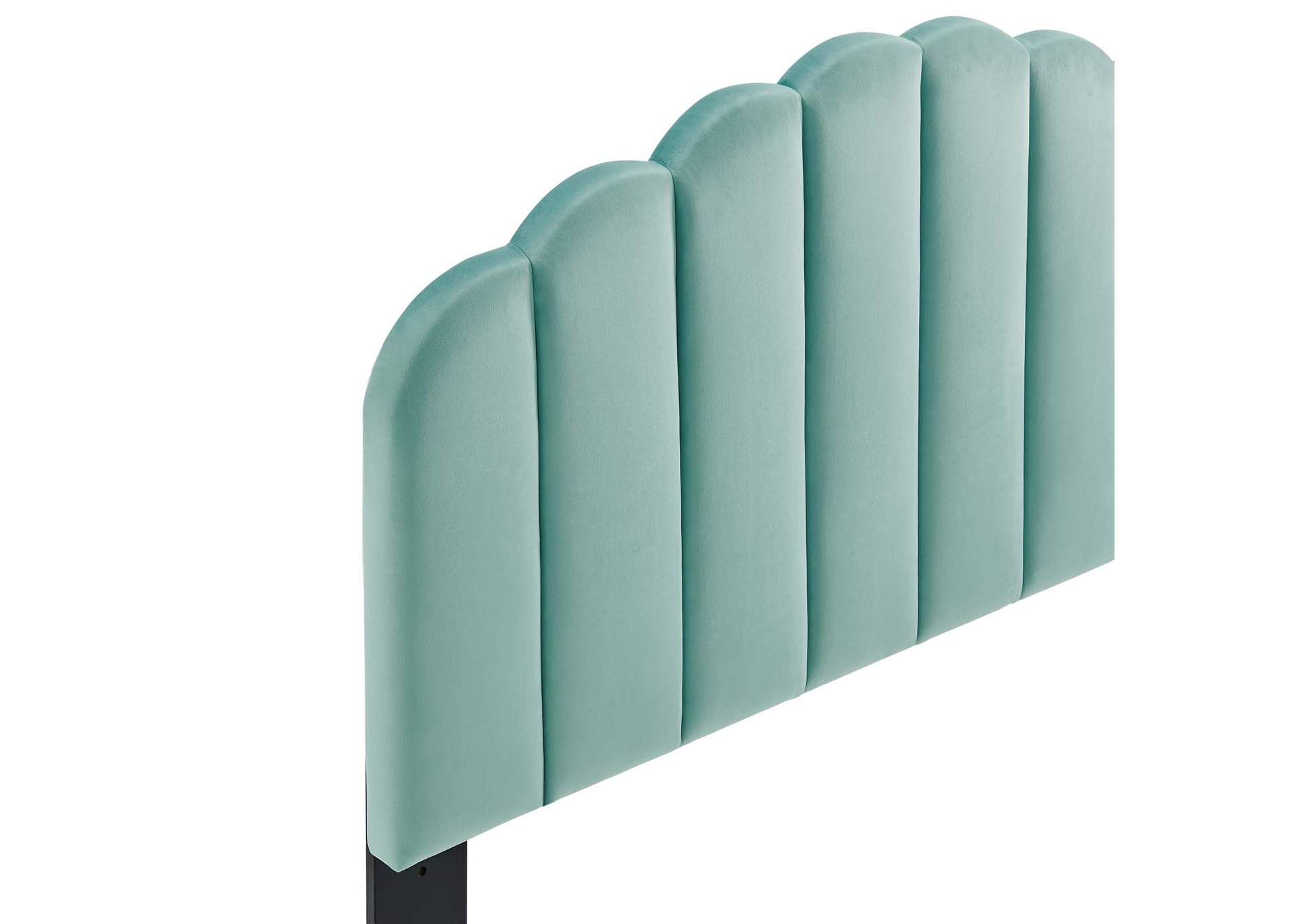 Veronique Mint Twin Performance Velvet Headboard,Modway