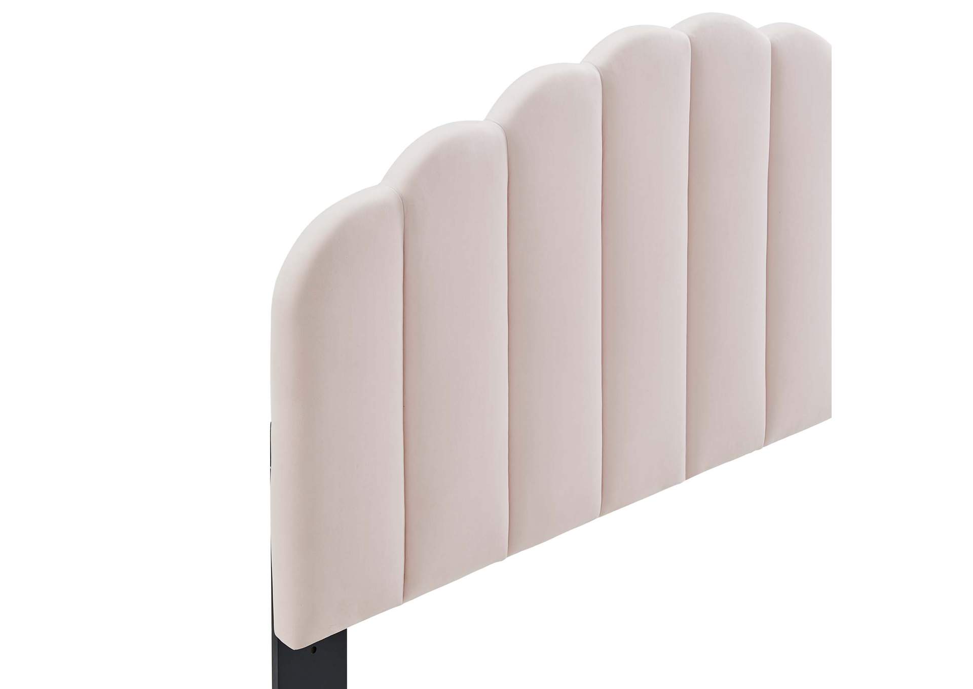 Veronique Pink Twin Performance Velvet Headboard,Modway