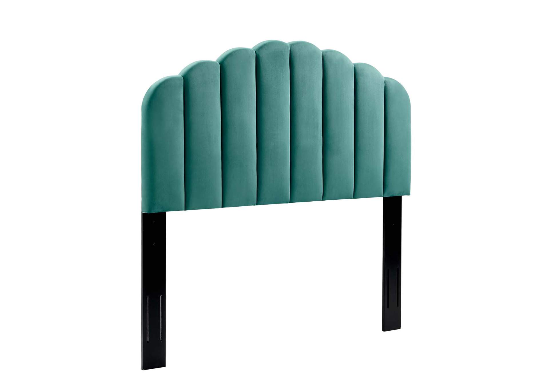 Veronique Teal Twin Performance Velvet Headboard,Modway