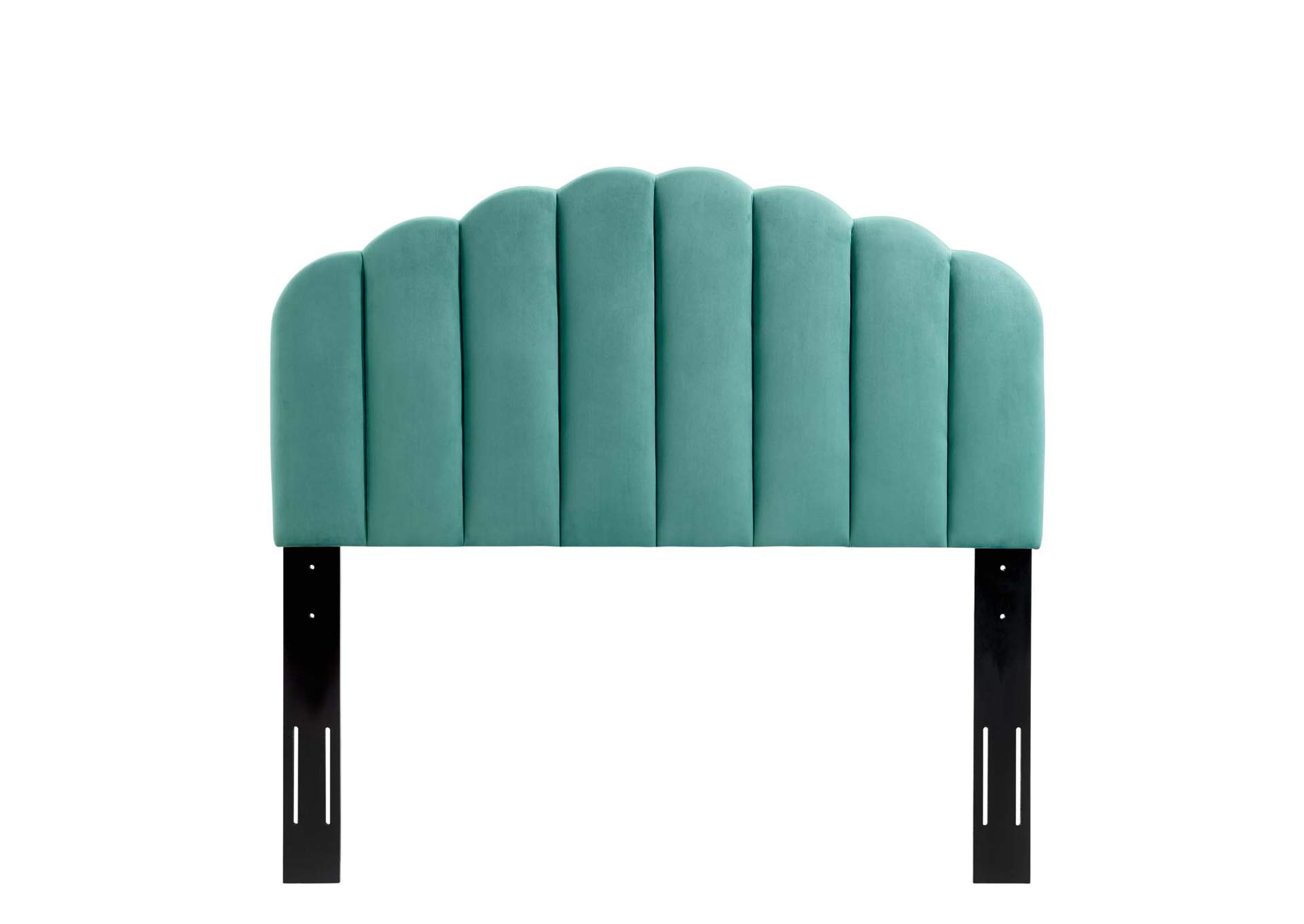 Veronique Teal Twin Performance Velvet Headboard,Modway