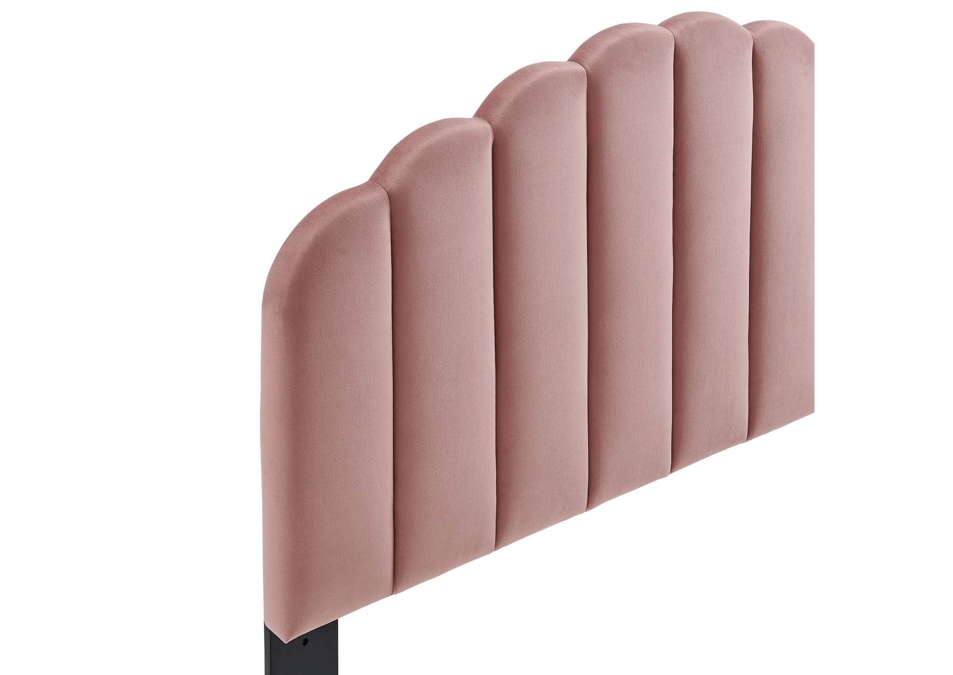 Veronique Dusty Rose Full/Queen Performance Velvet Headboard,Modway