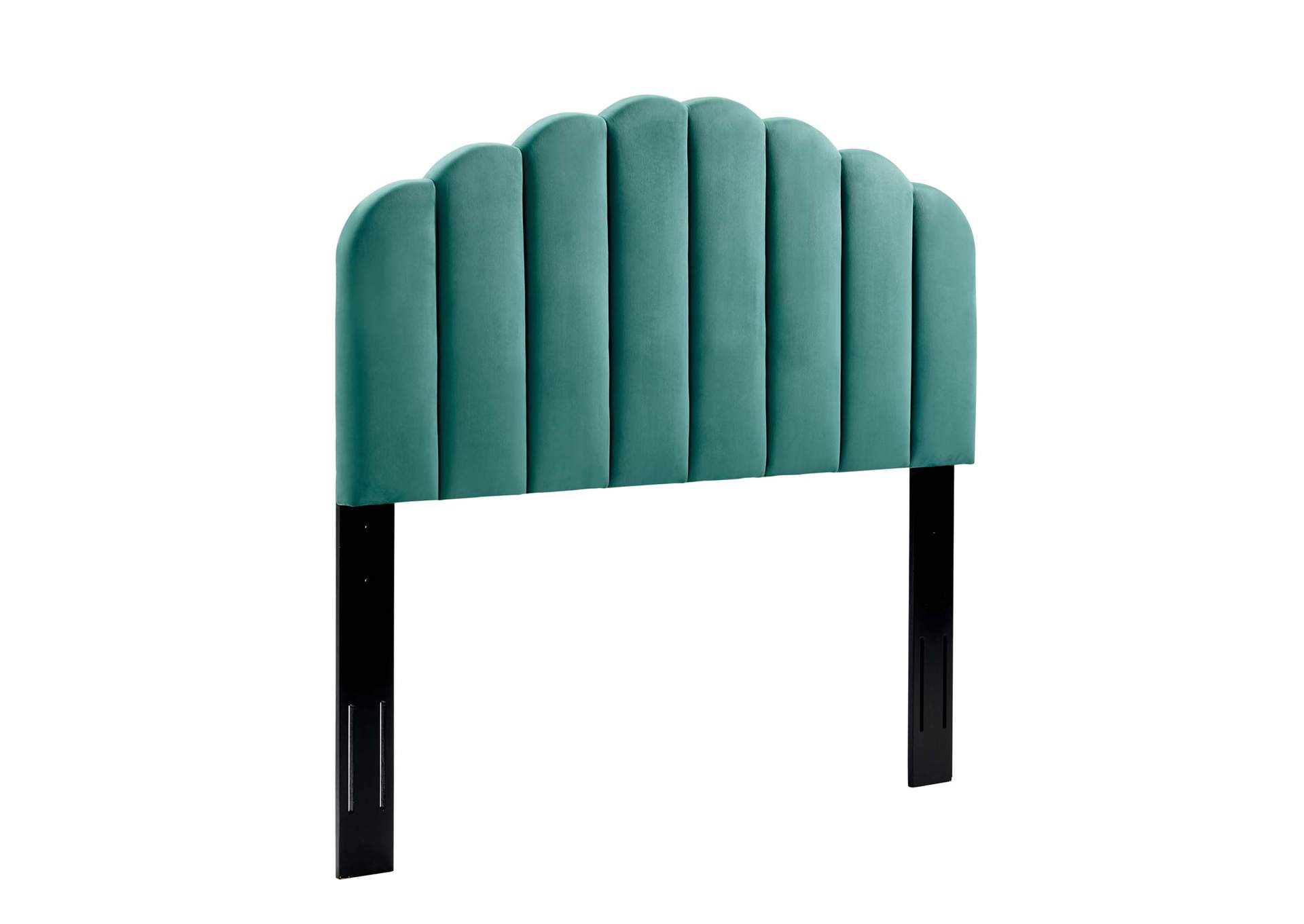 Veronique Teal King/California King Performance Velvet Headboard,Modway
