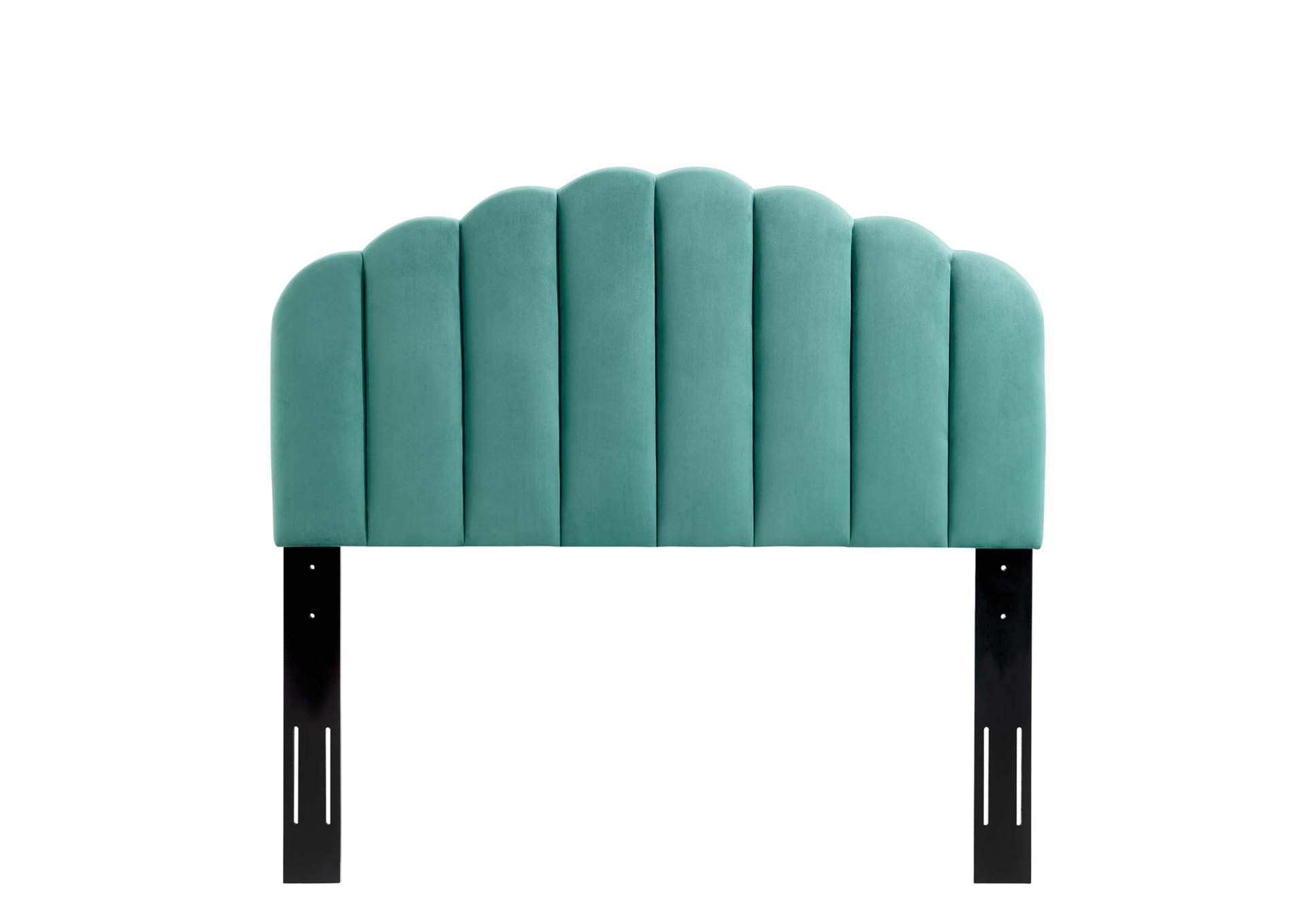 Veronique Teal King/California King Performance Velvet Headboard,Modway