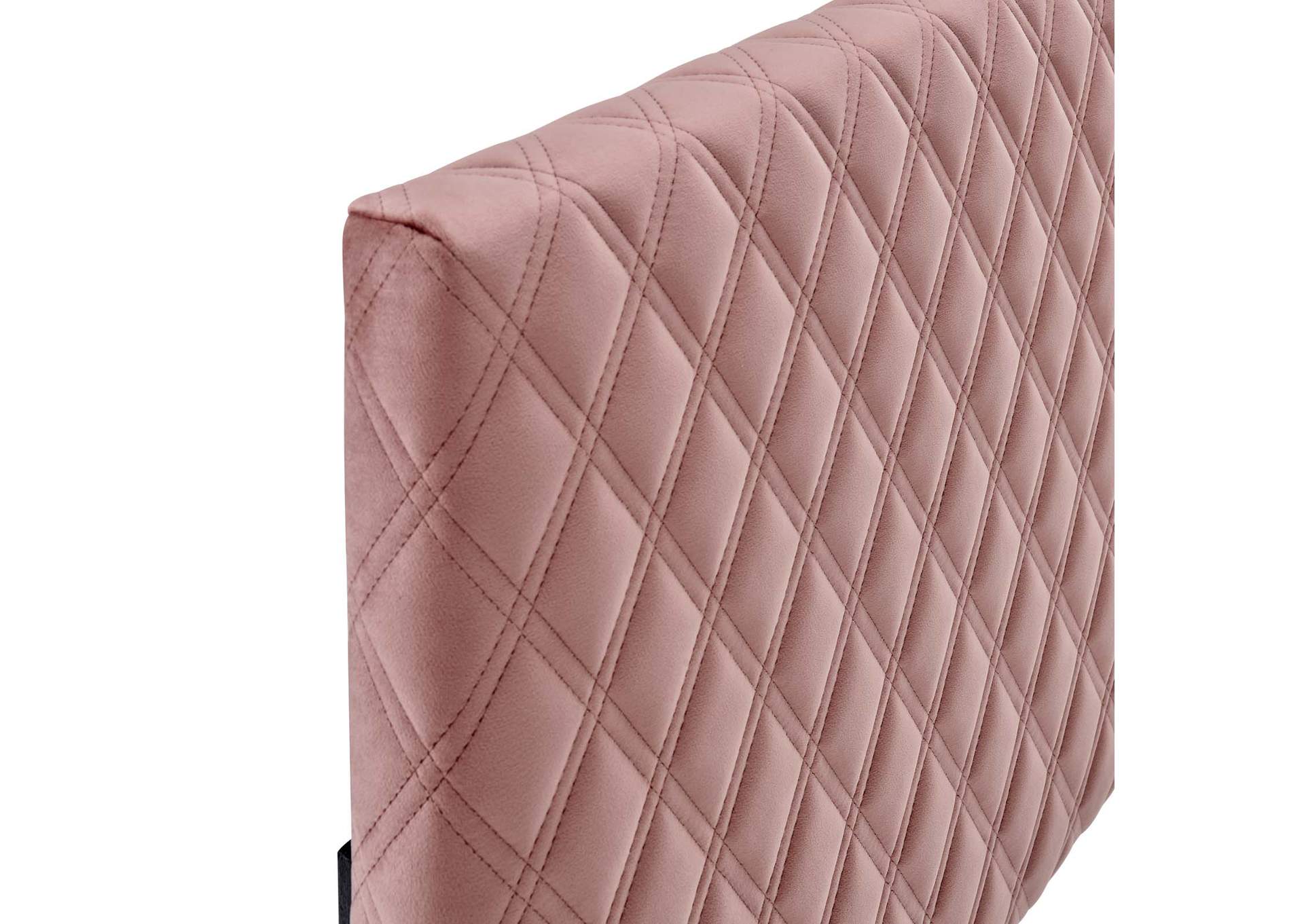 Angela Dusty Rose Full/Queen Performance Velvet Headboard,Modway