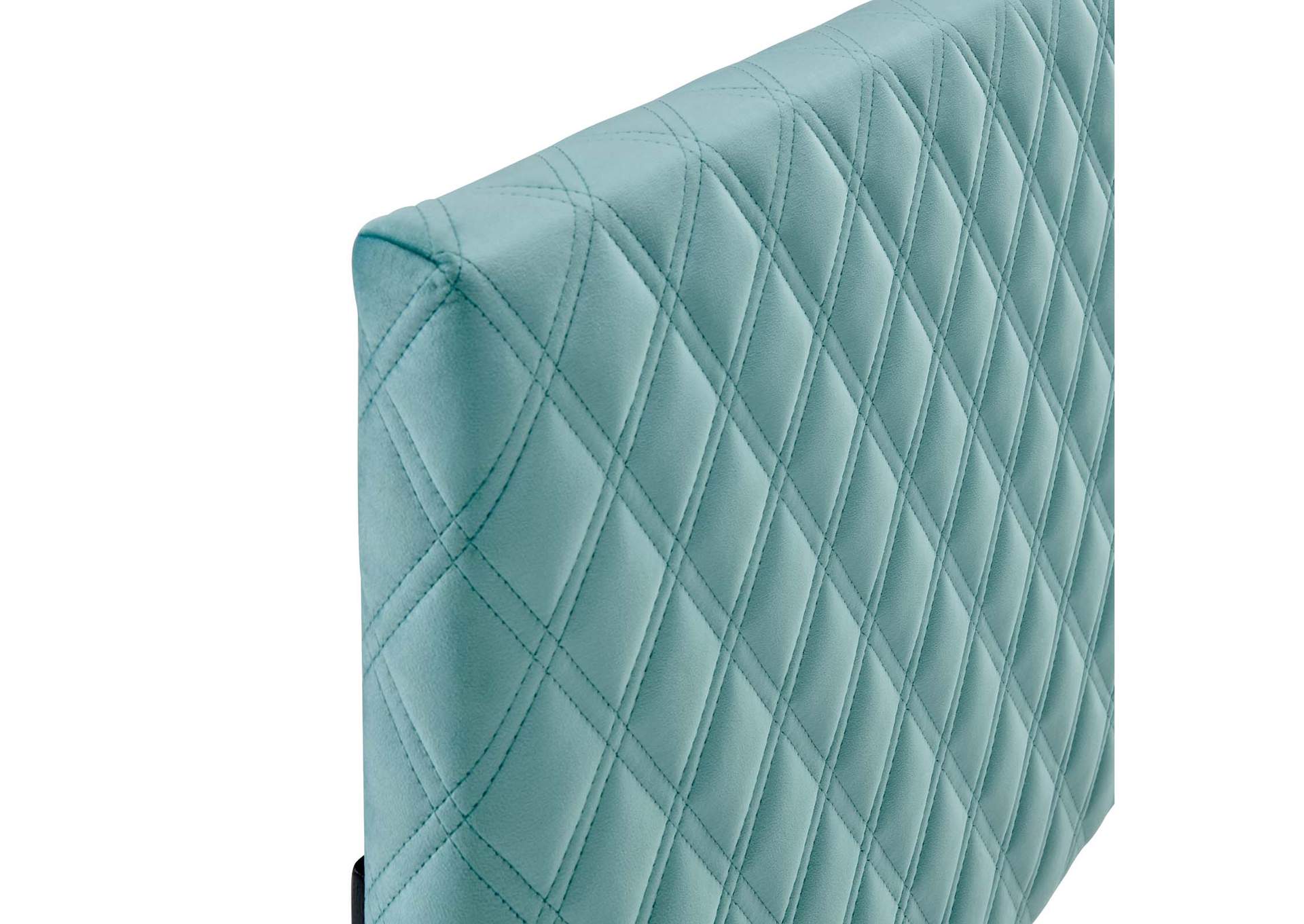 Angela Mint Full/Queen Performance Velvet Headboard,Modway