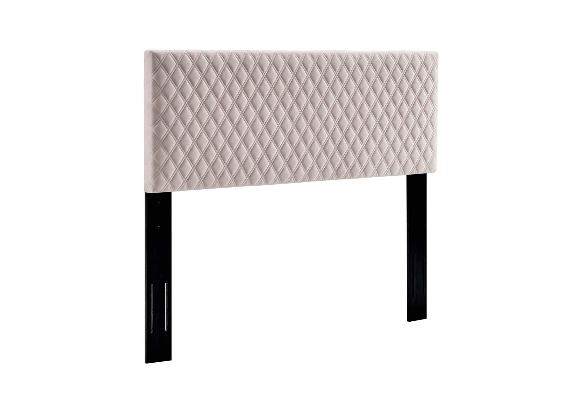 Angela Pink Full/Queen Performance Velvet Headboard,Modway