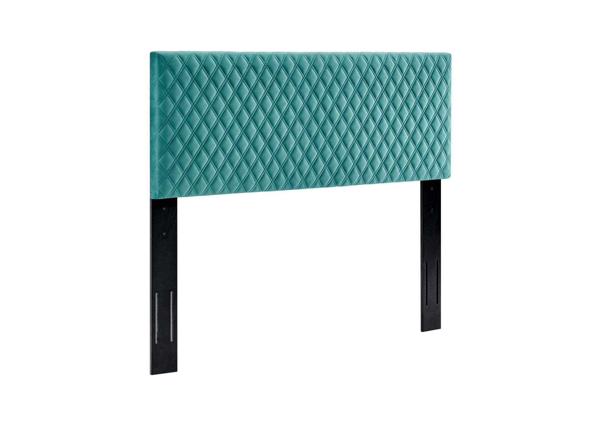 Angela Teal Full/Queen Performance Velvet Headboard,Modway
