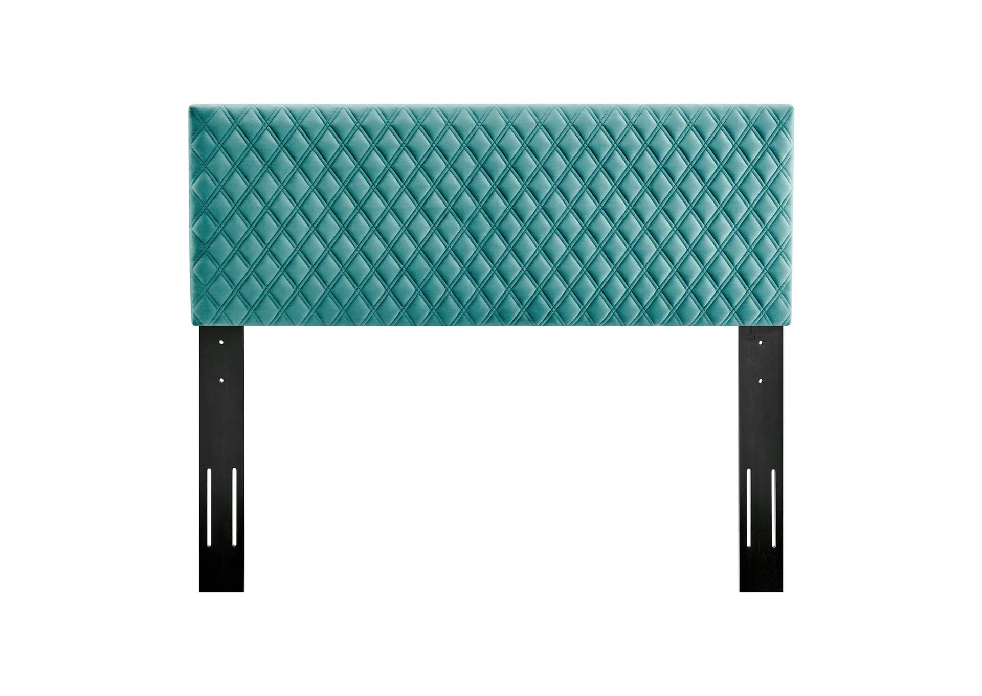 Angela Teal Full/Queen Performance Velvet Headboard,Modway