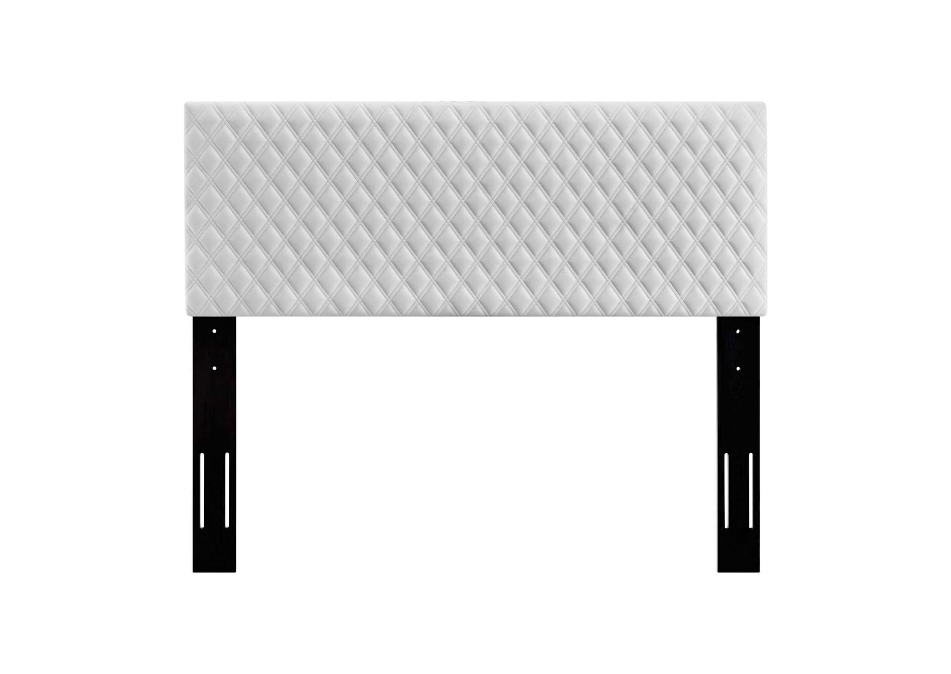 Angela White Full/Queen Performance Velvet Headboard,Modway