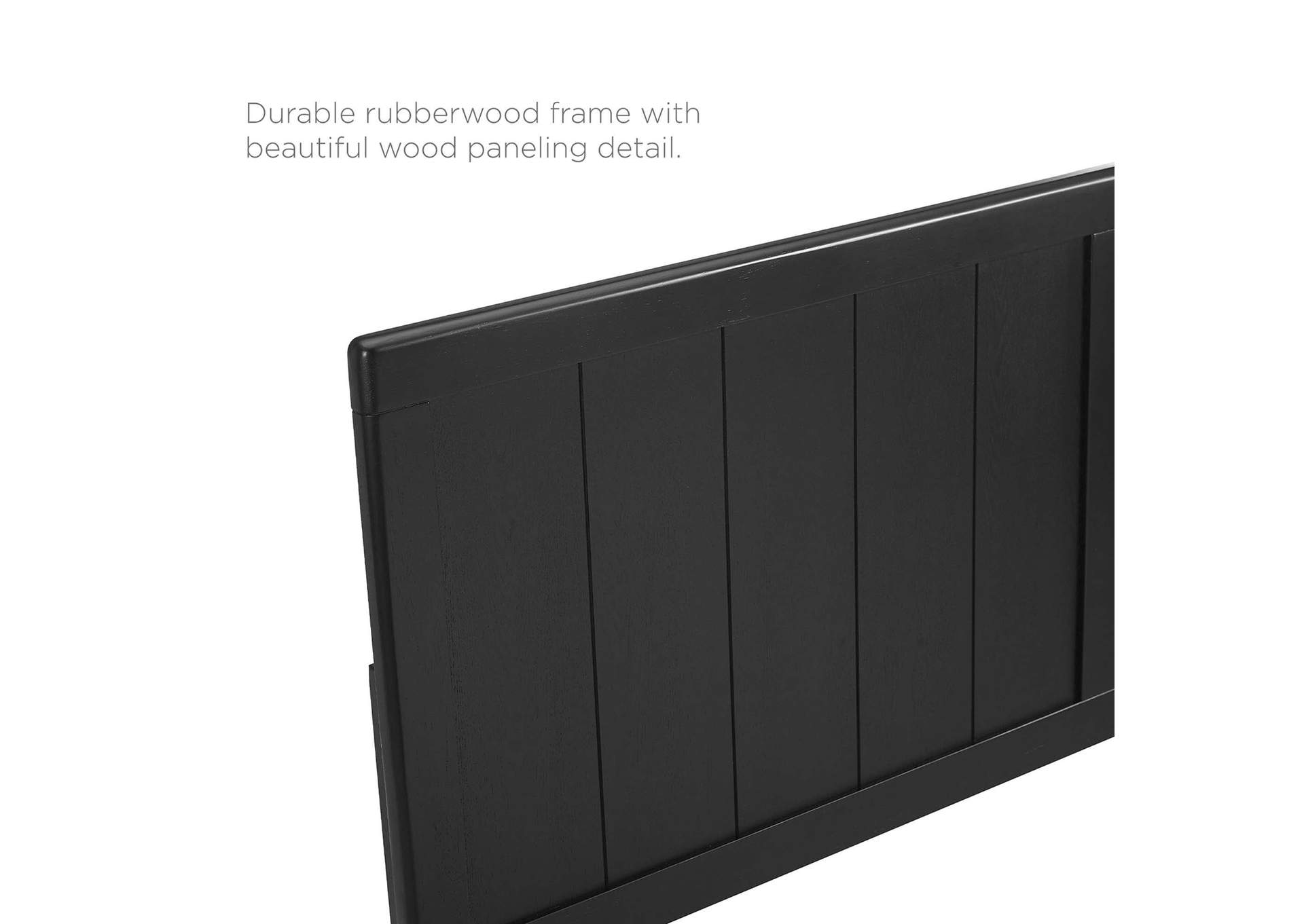 Robbie Black Twin Wood Headboard,Modway