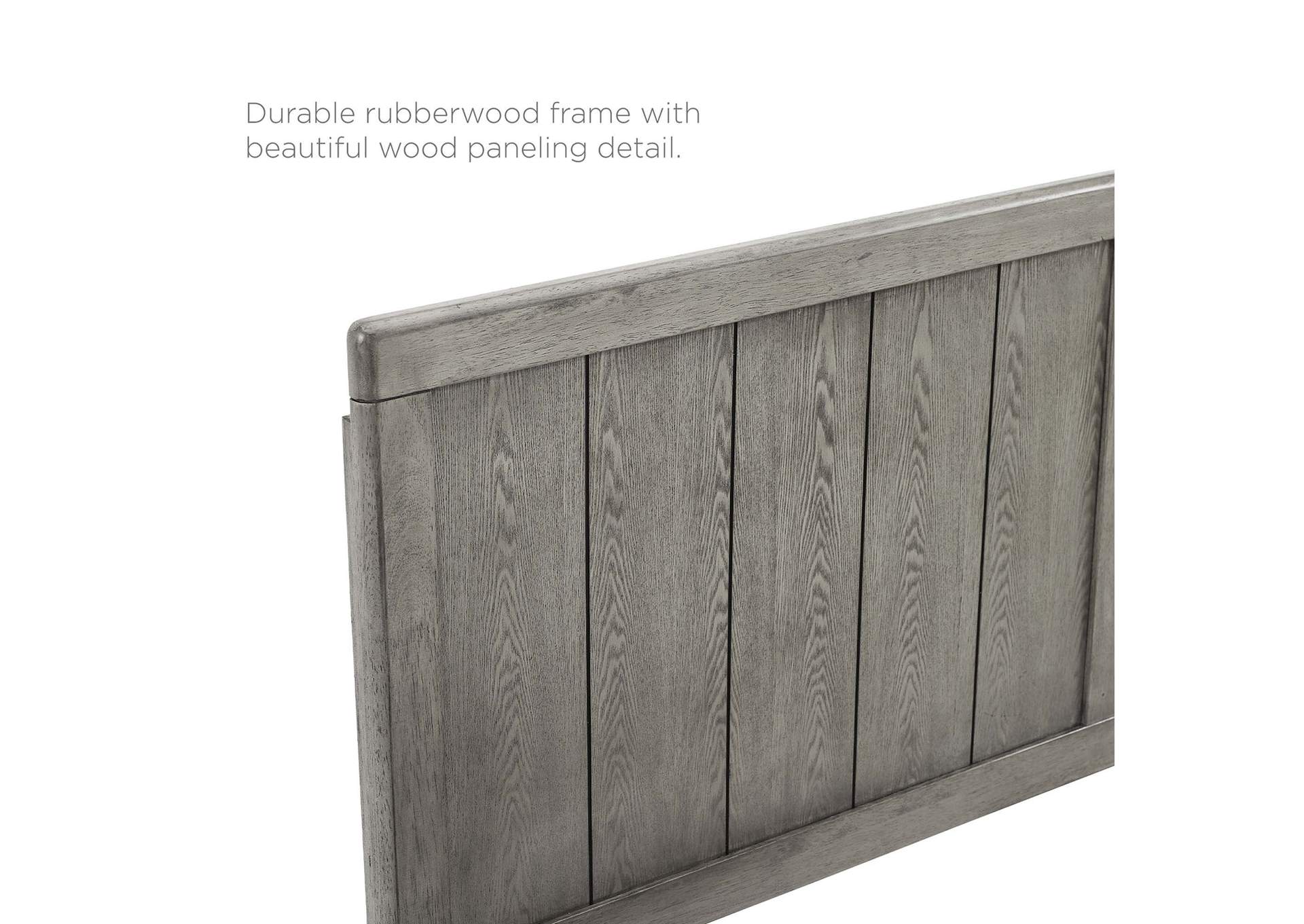 Robbie Gray King Wood Headboard,Modway