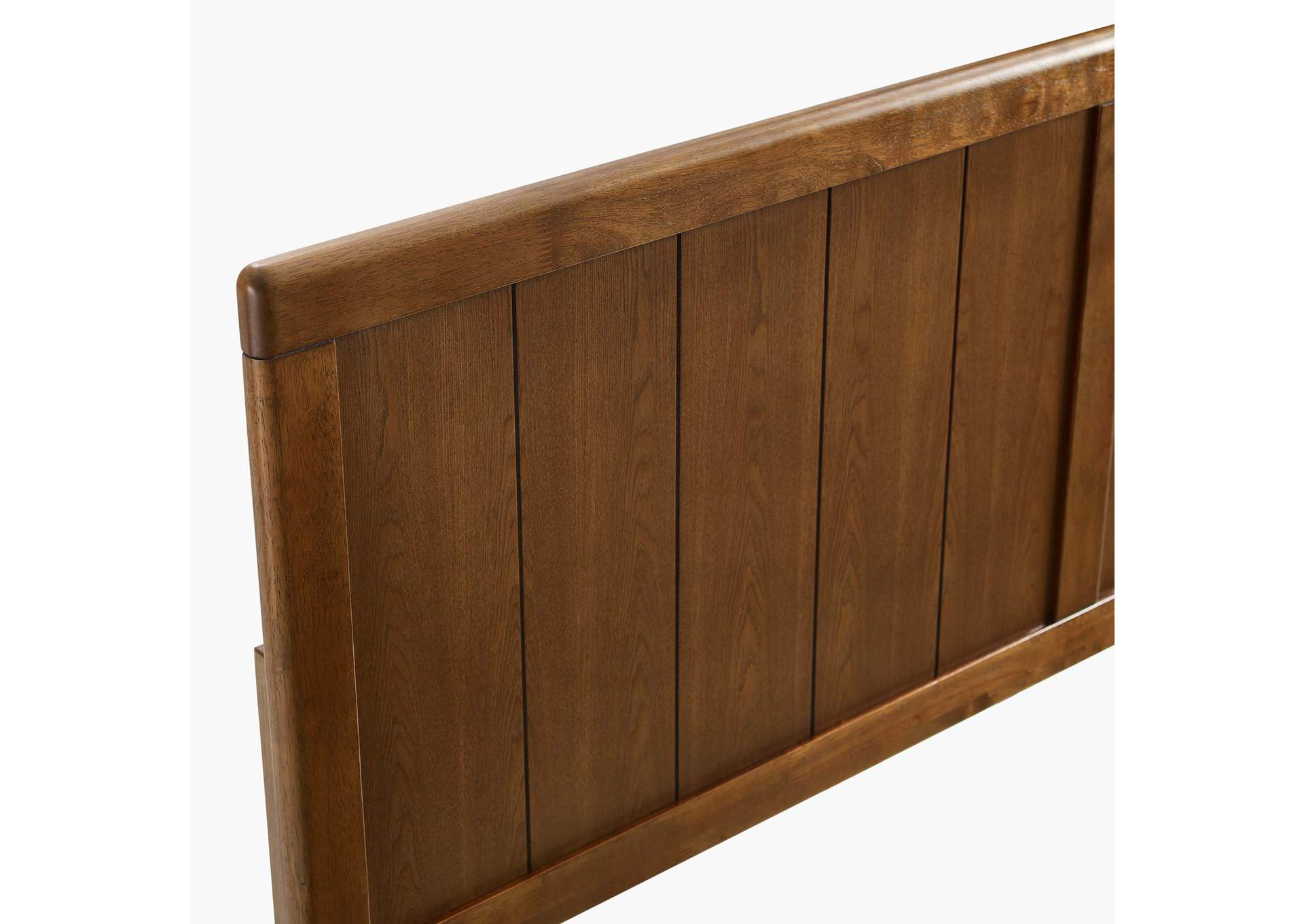 Robbie Walnut King Wood Headboard,Modway