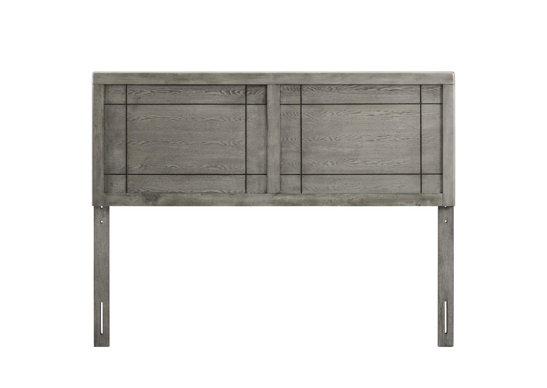 Archie Gray Twin Wood Headboard,Modway