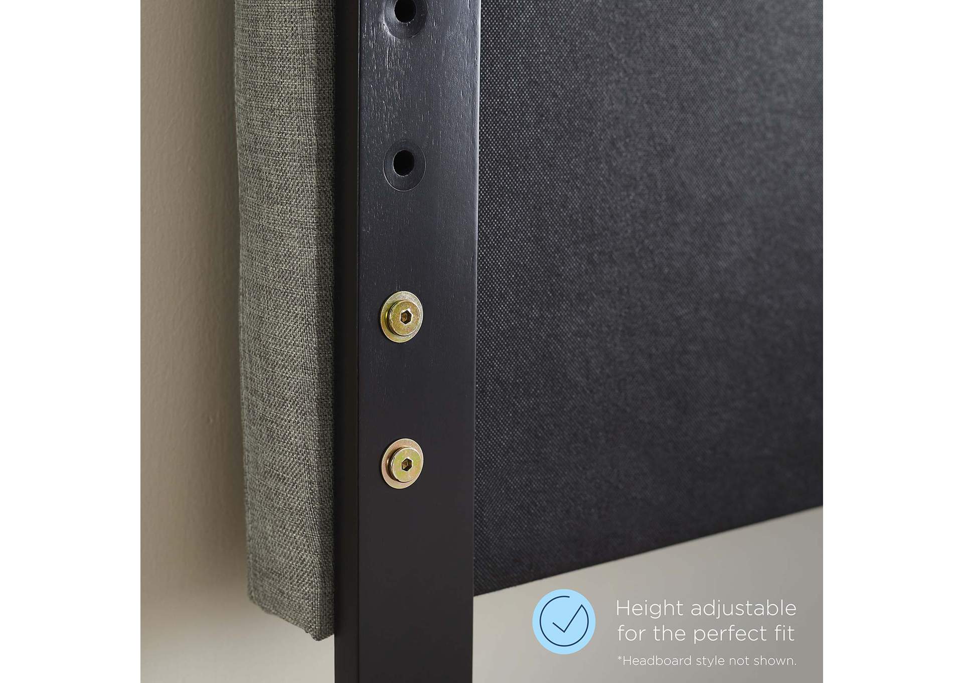 Archie Black Full Wood Headboard,Modway