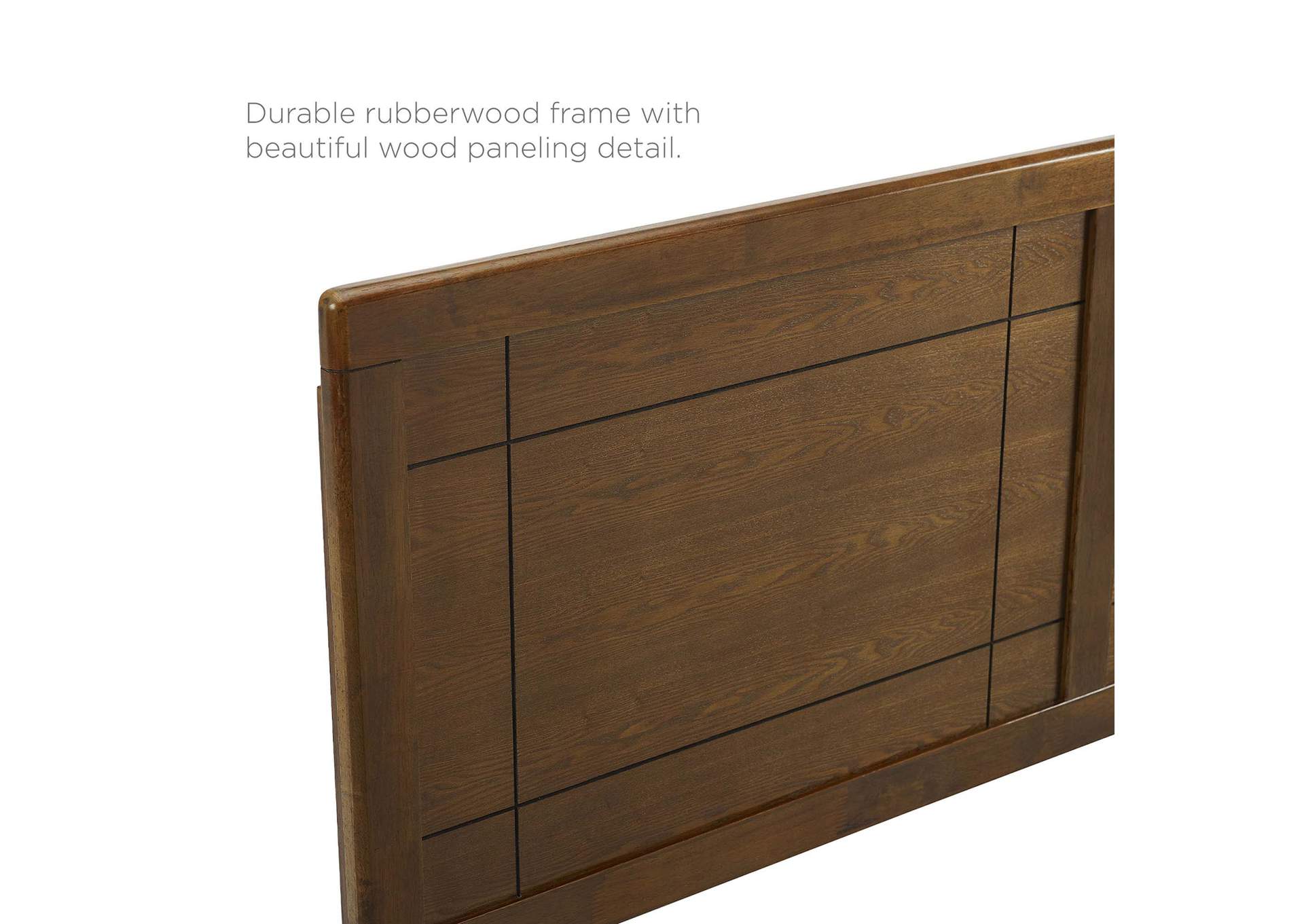 Archie Walnut Full Wood Headboard,Modway