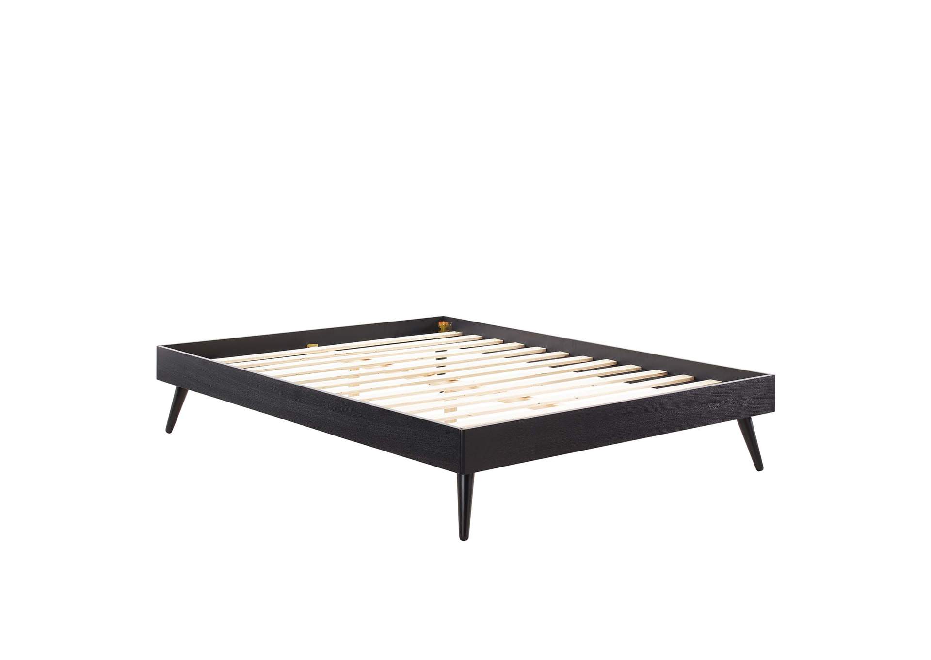 Black Margo Twin Wood Platform Bed Frame,Modway