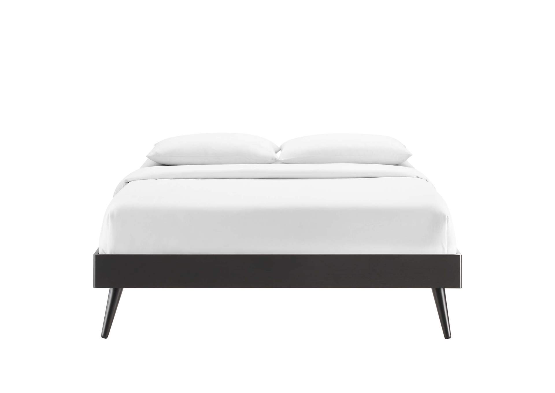 Black Margo Twin Wood Platform Bed Frame,Modway