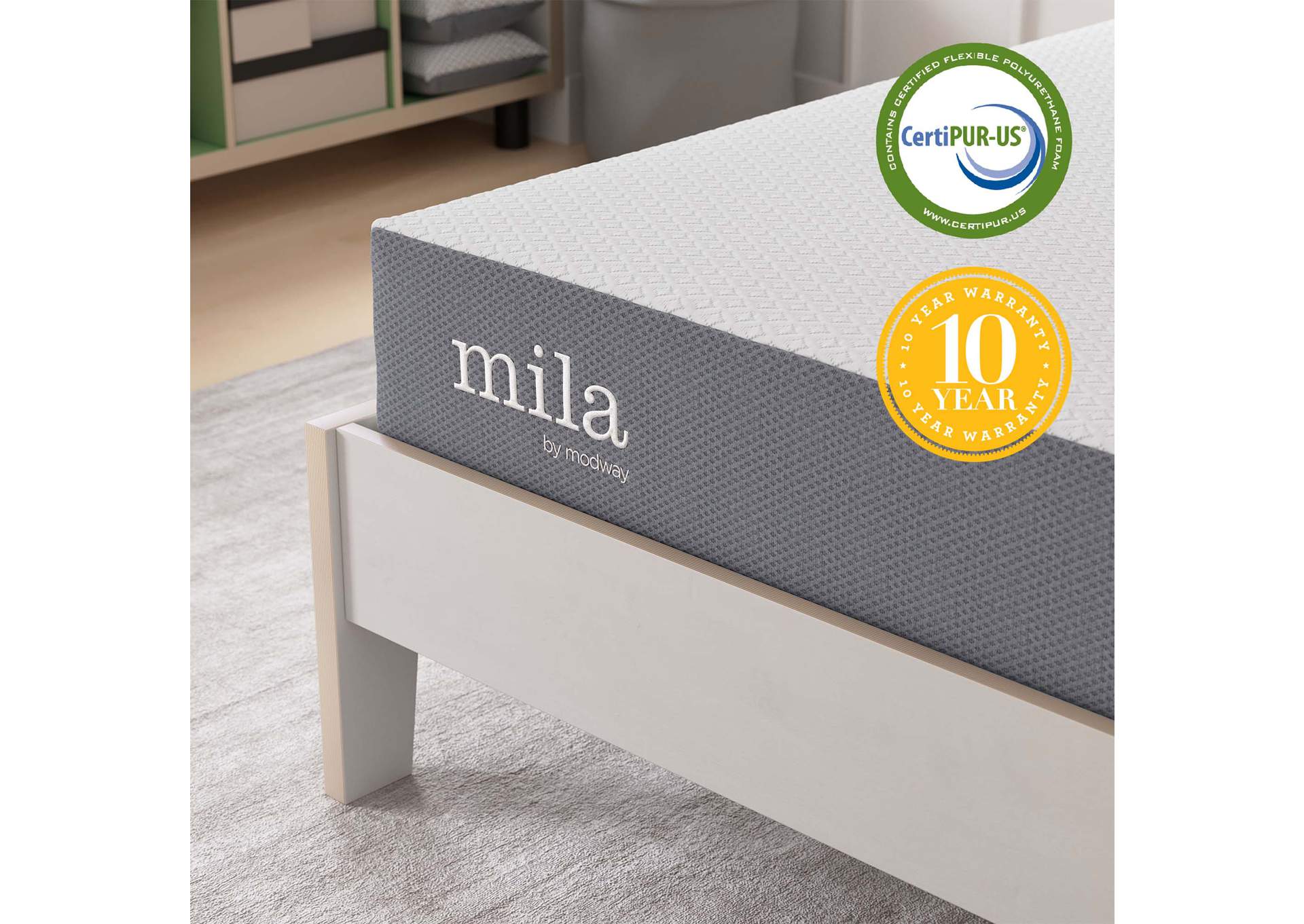 Emma 8" Twin Mattress,Modway