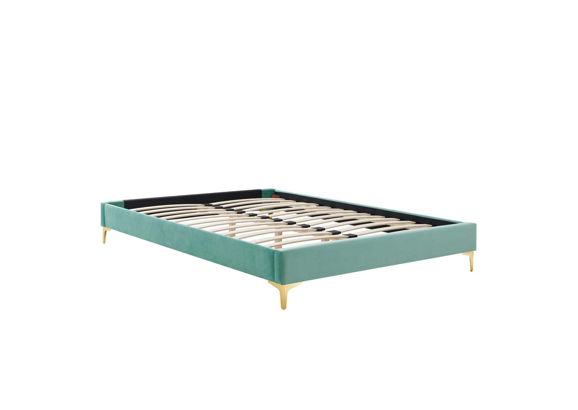 Mint Sutton Queen Performance Velvet Bed Frame,Modway