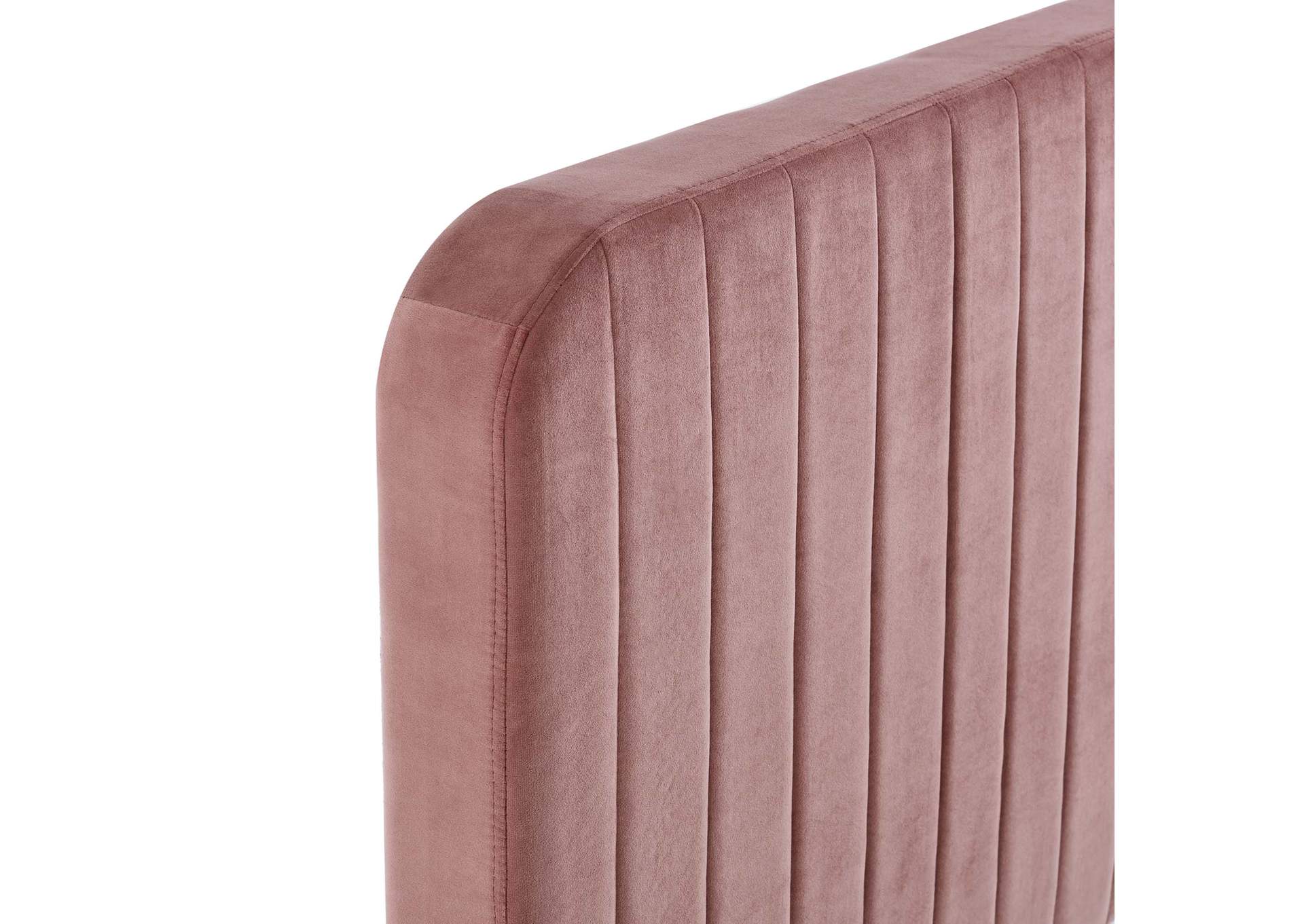 Celine Channel Tufted Performance Velvet King Bed,Modway