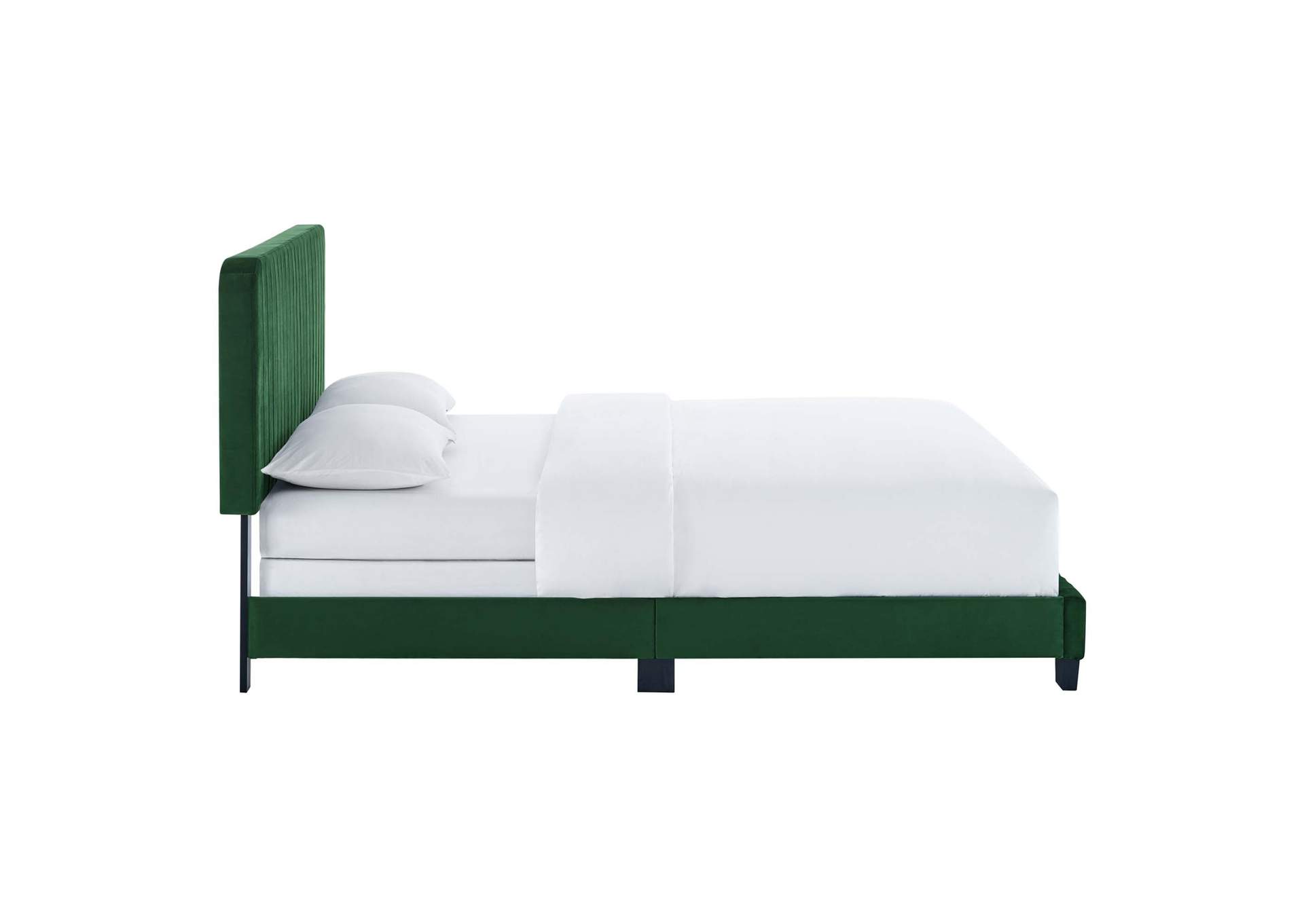 Celine Channel Tufted Performance Velvet King Bed,Modway