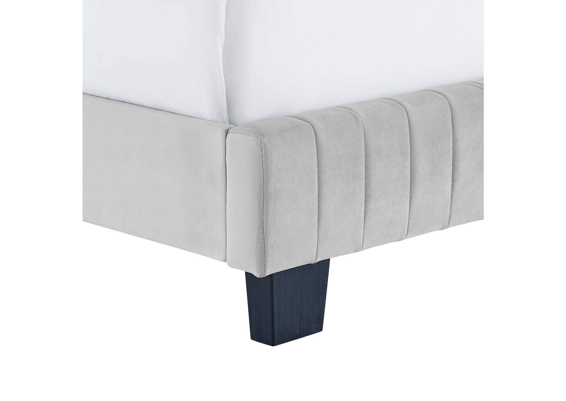 Celine Channel Tufted Performance Velvet King Bed,Modway