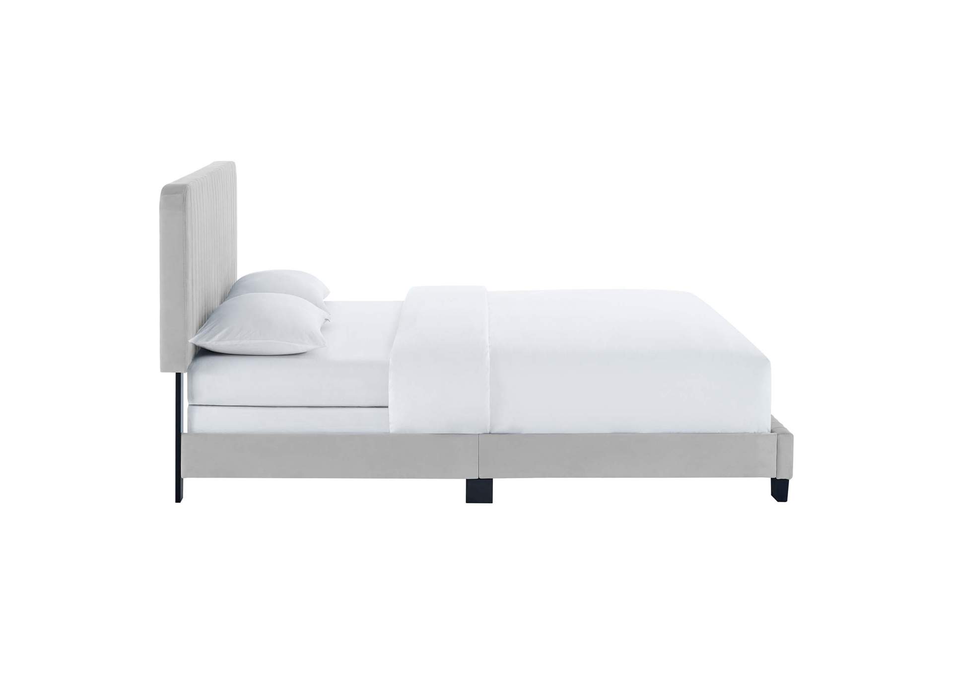 Celine Channel Tufted Performance Velvet King Bed,Modway