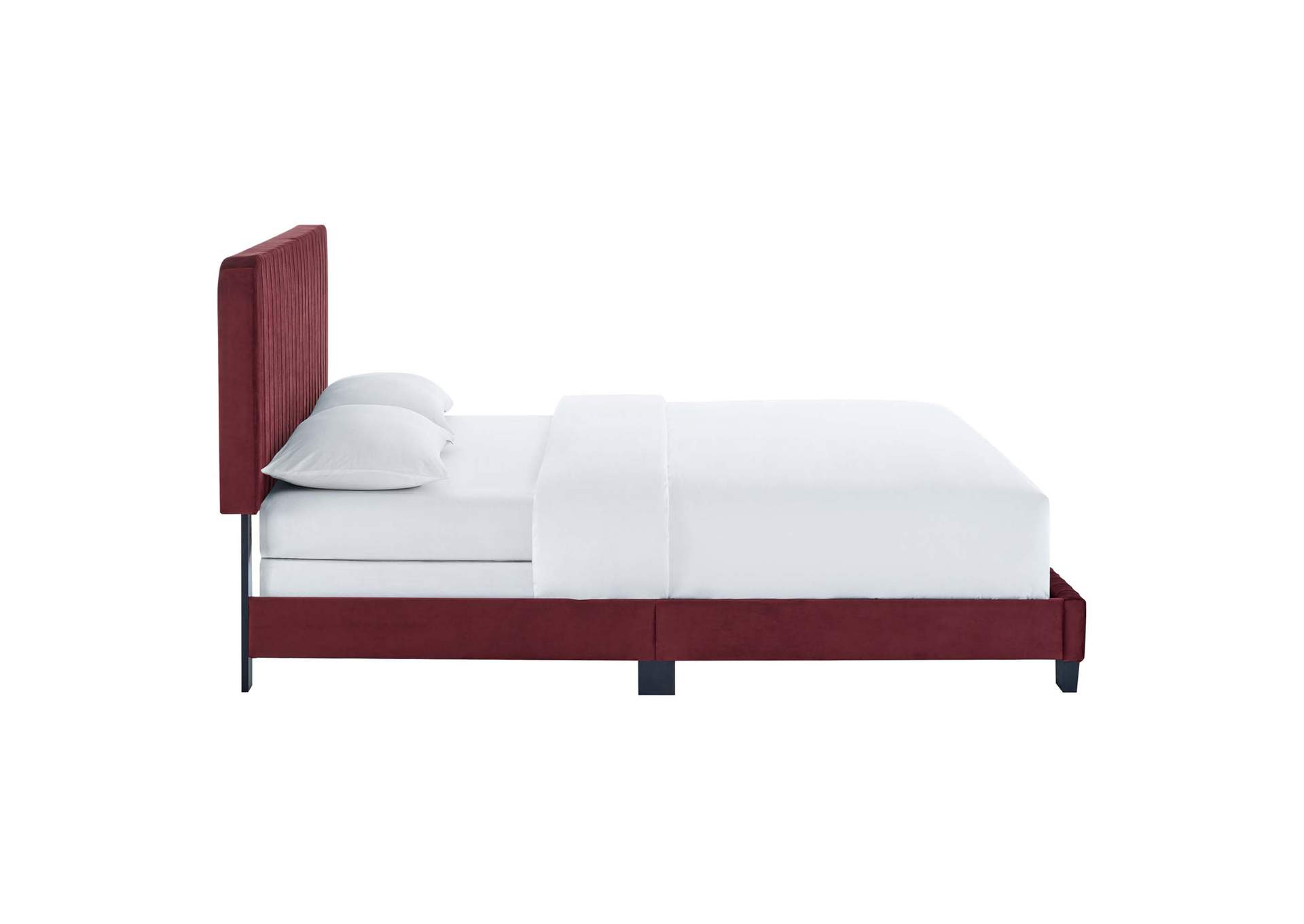Celine Channel Tufted Performance Velvet King Bed,Modway