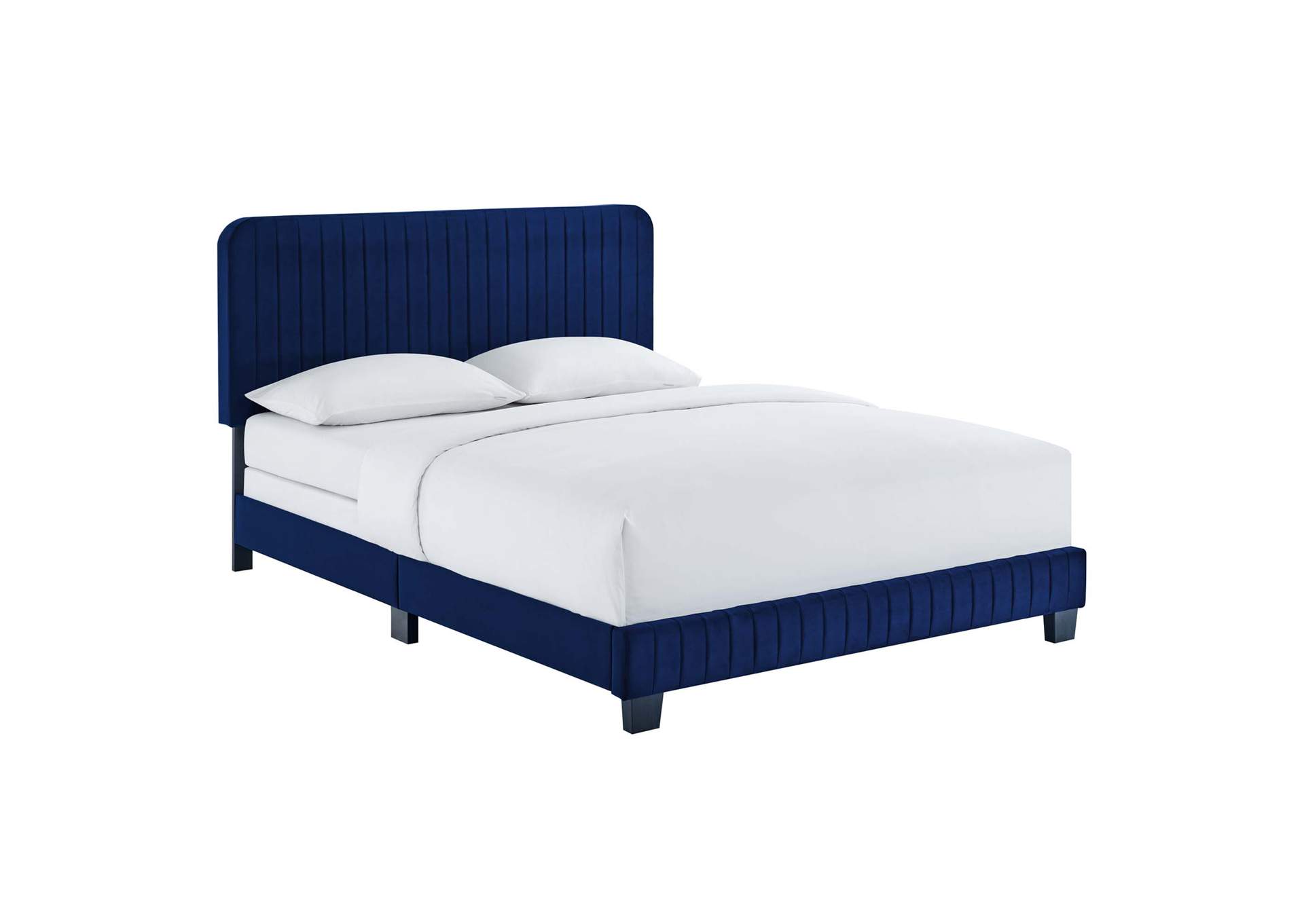 Celine Channel Tufted Performance Velvet King Bed,Modway