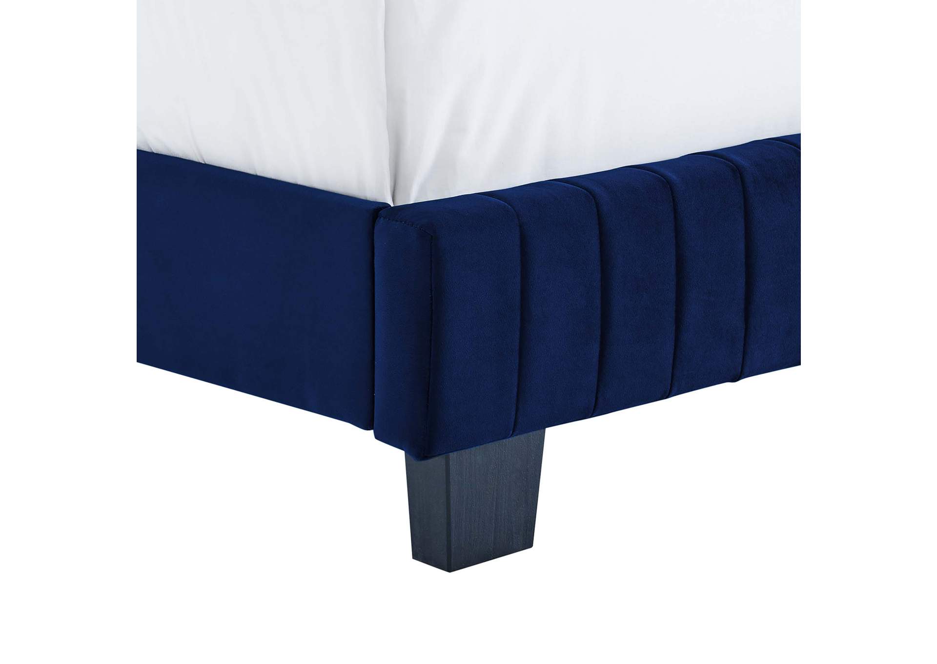 Celine Channel Tufted Performance Velvet King Bed,Modway